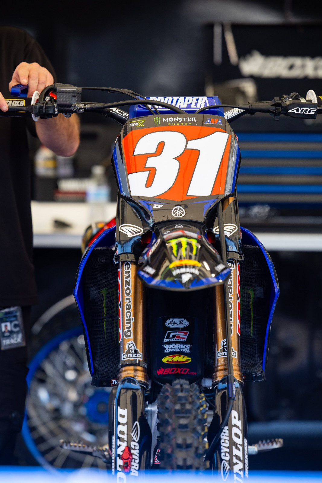 Jordon Smith's Yamaha YZ250F.