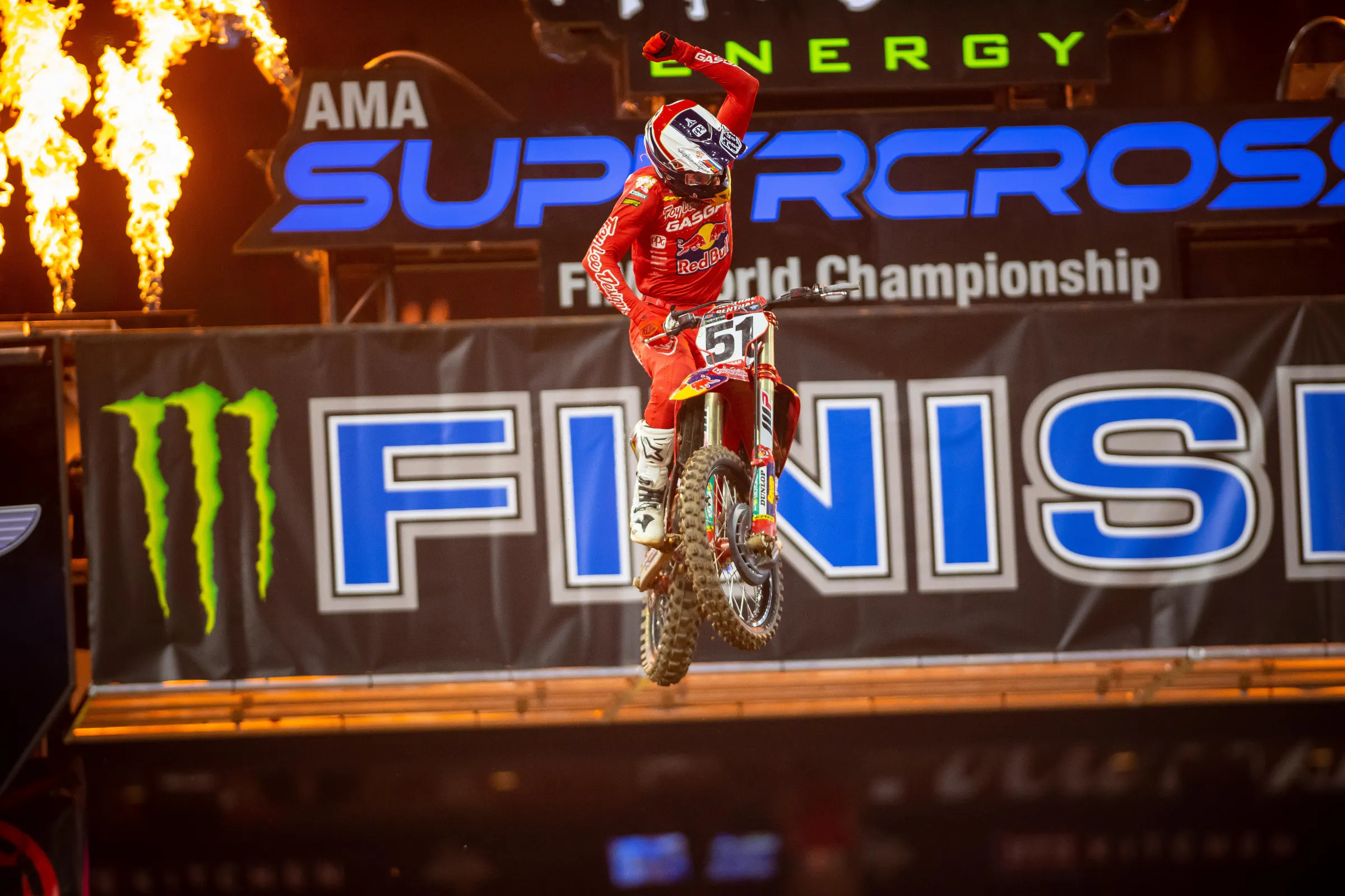 Justin Barcia winning Houston 1 in 2021.