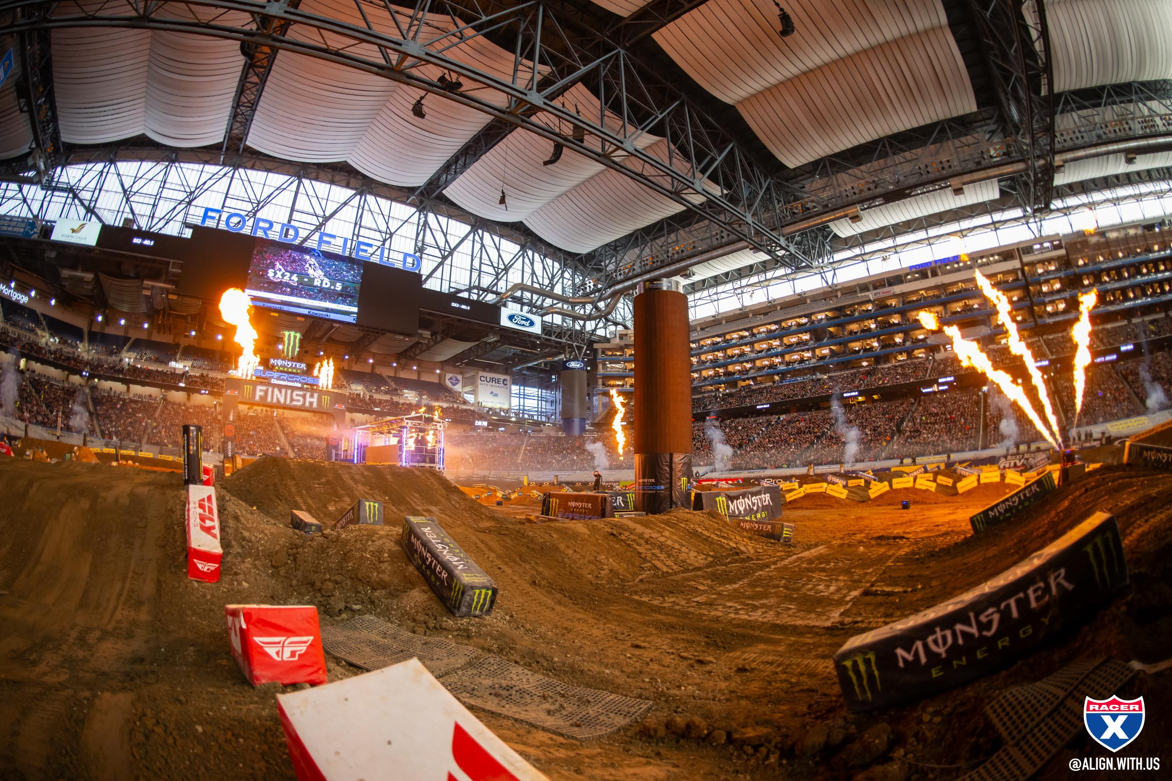 Photo Gallery from the 2024 Detroit Supercross Racer X