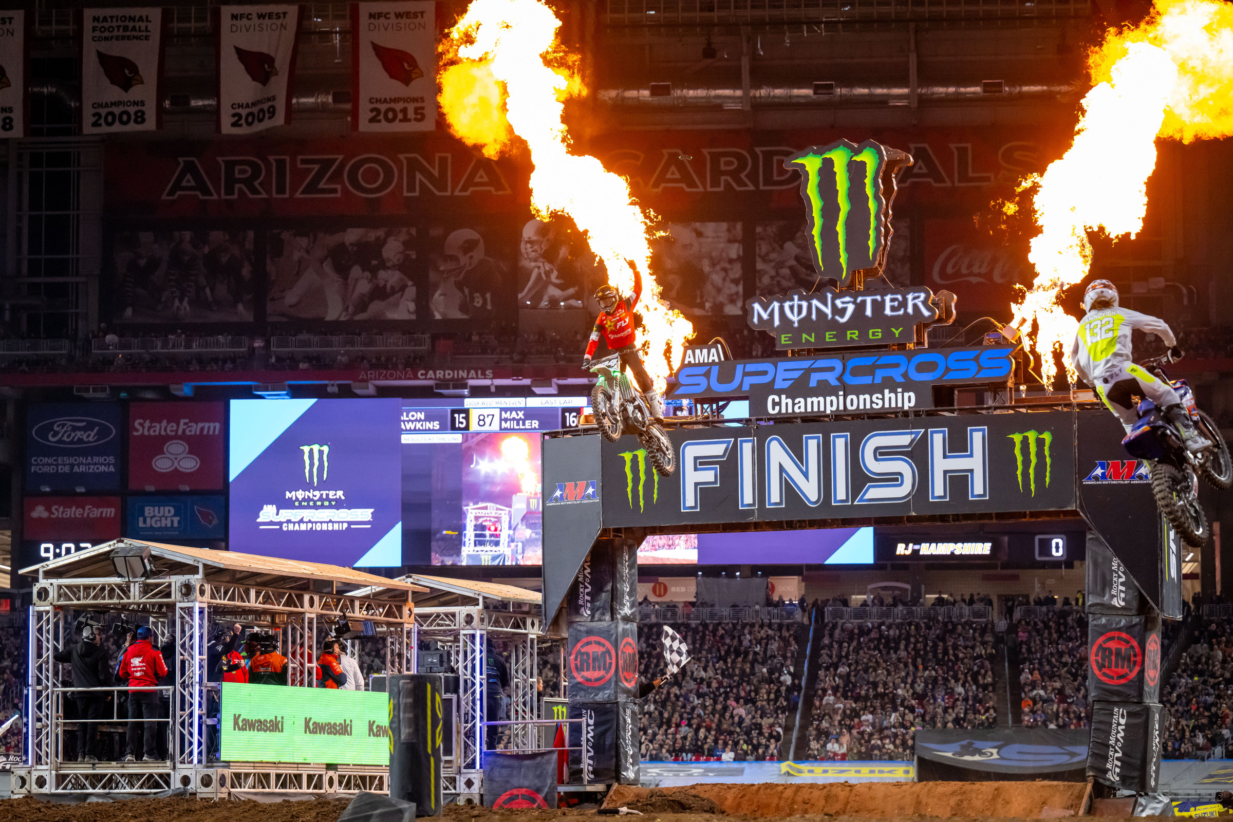 RJ Hampshire collected his second win of 2024 at Glendale.