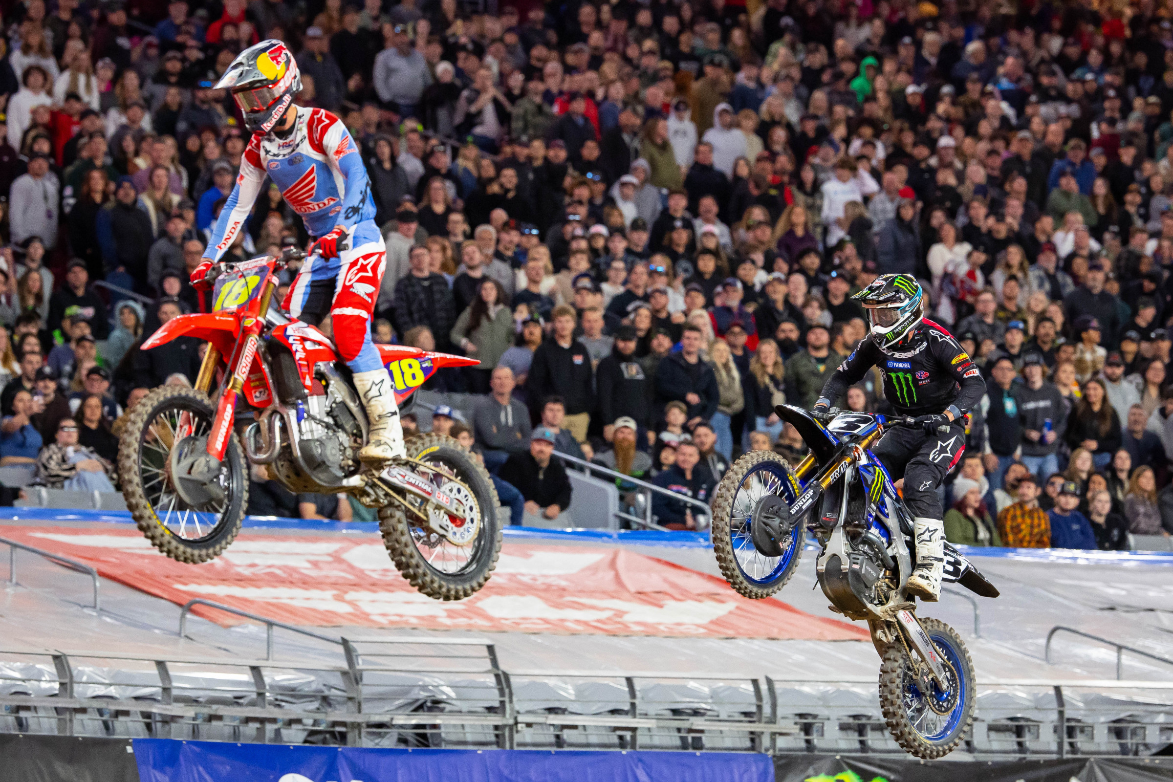 Jett Lawrence and Eli Tomac