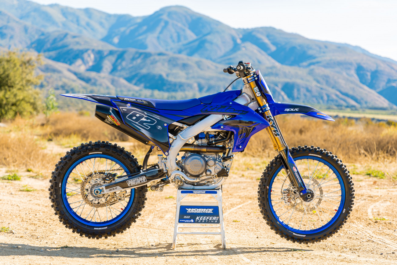 Garage Build 2023 Yamaha YZ450F - April 2024 - Racer X Magazine