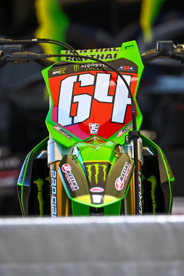 Austin Forkner's Kawasaki KX250.