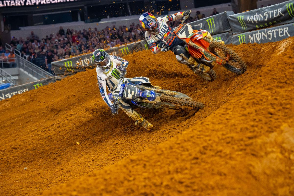 Tomac and Plessinger battled in their heat and the main, but Tomac got the edge both times. Beast Mode was definitely back in Arlington.