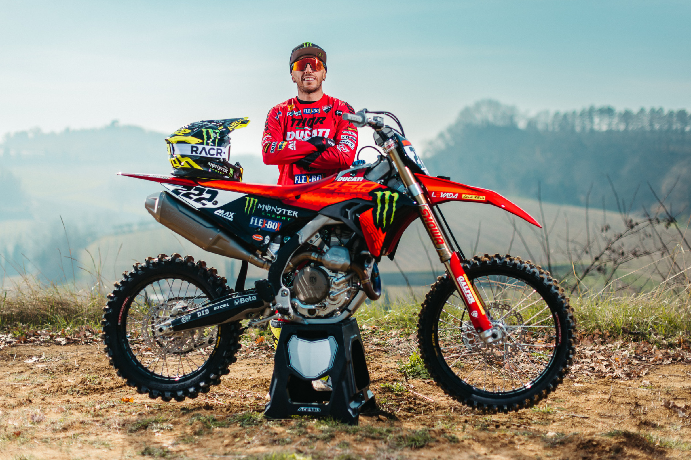 Watch: Antonio Cairoli on All-New Ducati Desmo450 MX Bike