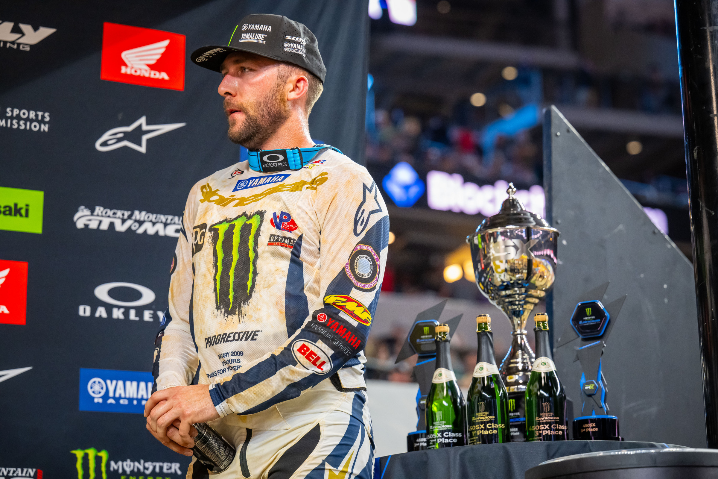 Tomac claimed on the podium he's tired of people saying he is old.
