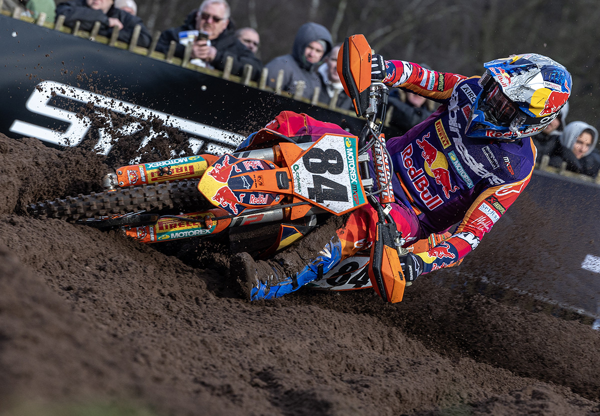 Jeffrey Herlings at the Hawkstone Park international. 