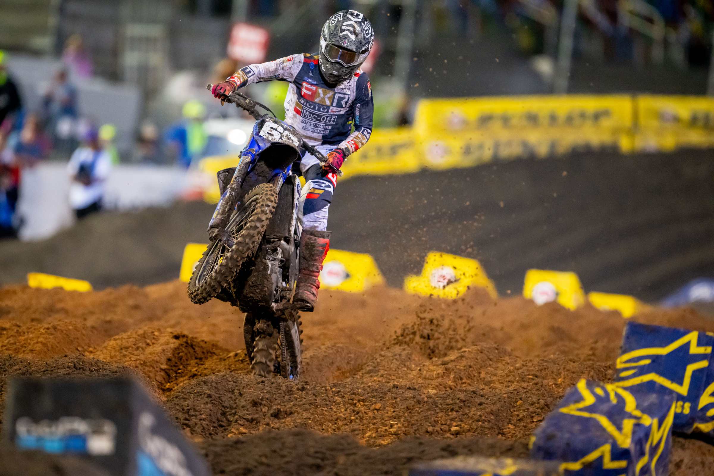 “Clay whoops and a paddle [tire] don’t really go well together!” -Schock