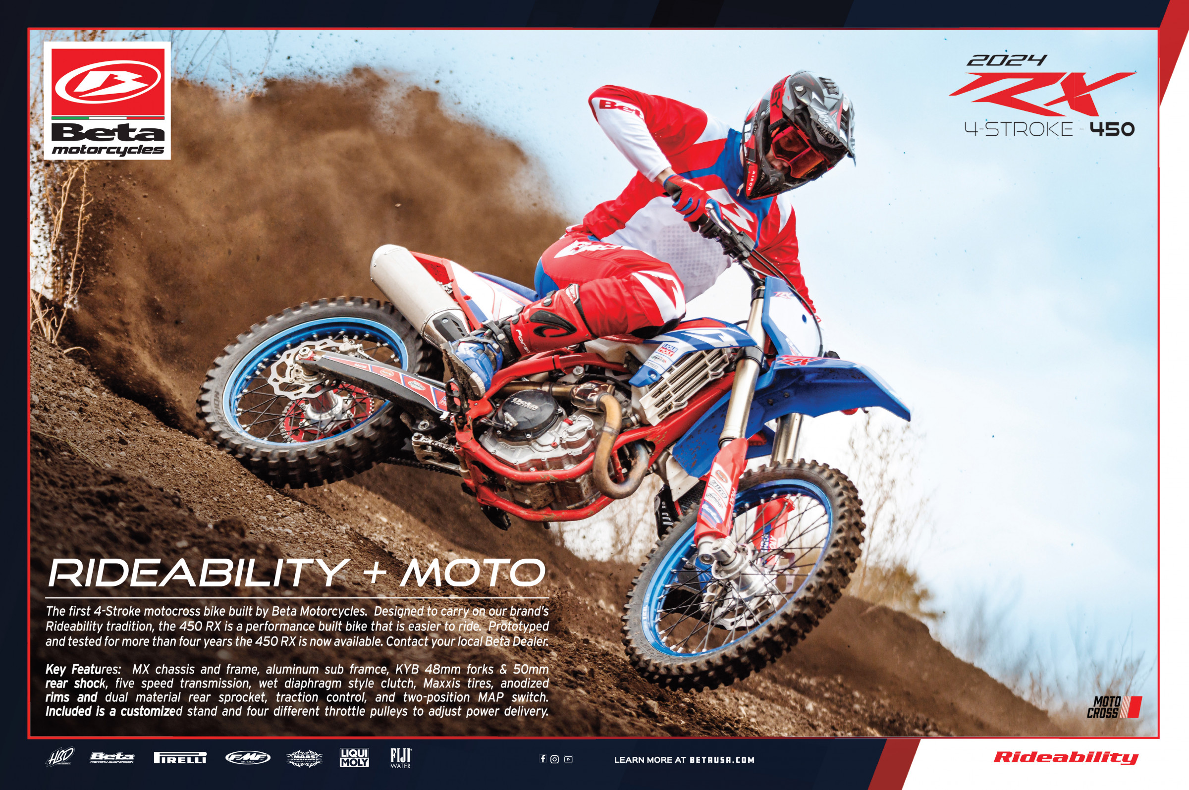 FIRST LOOK! 2024 BETA 450RX MOTOCROSS PROTOTYPE - Motocross Action Magazine