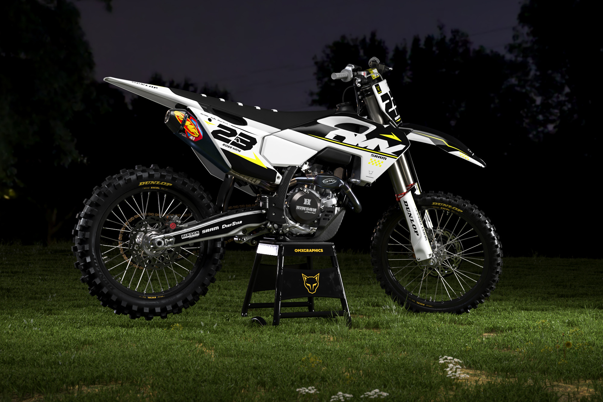 Husky Holeshot Graphics Kit 