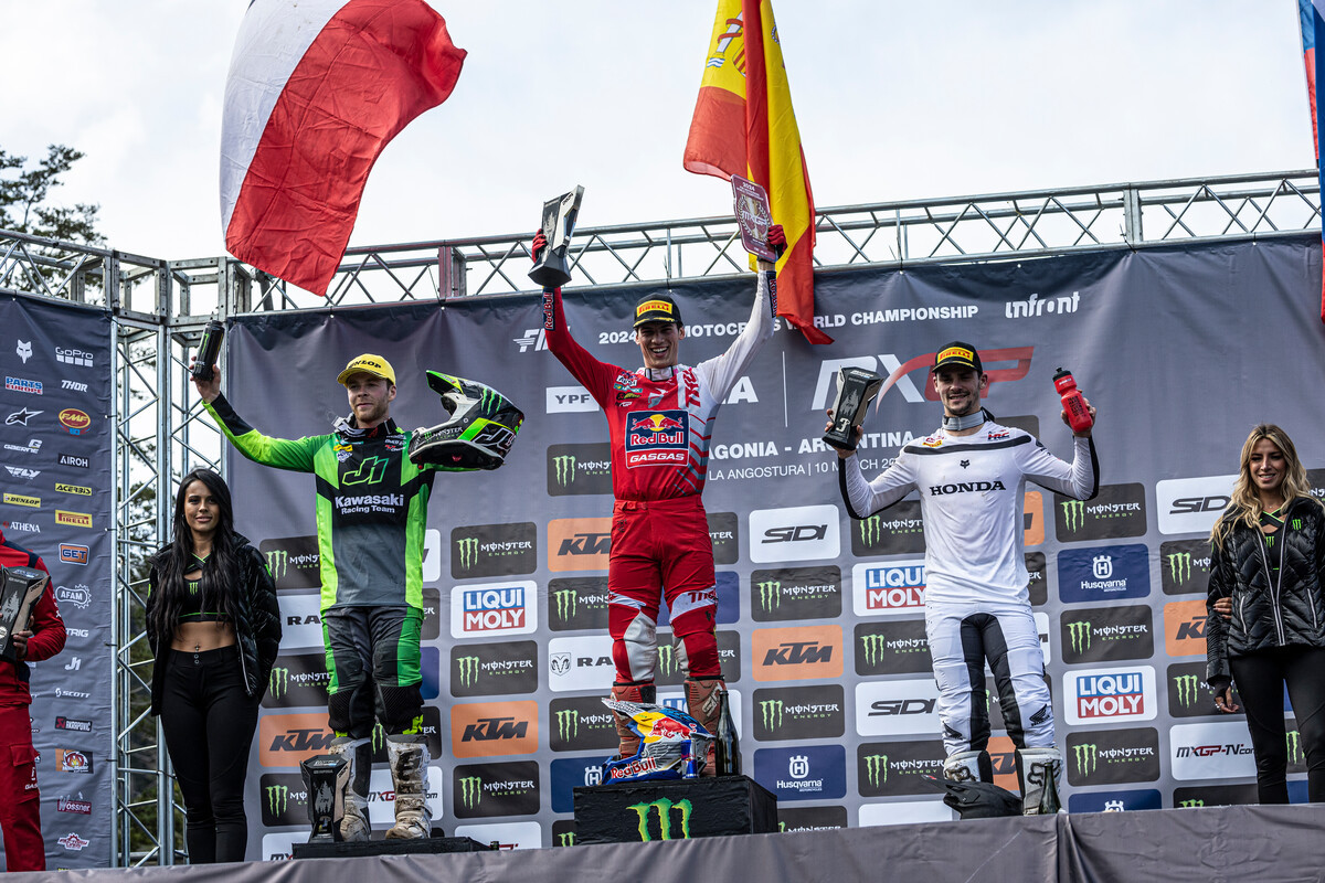 MXGP overall podium.
