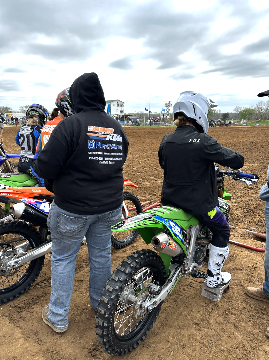 WMX moto about to start.