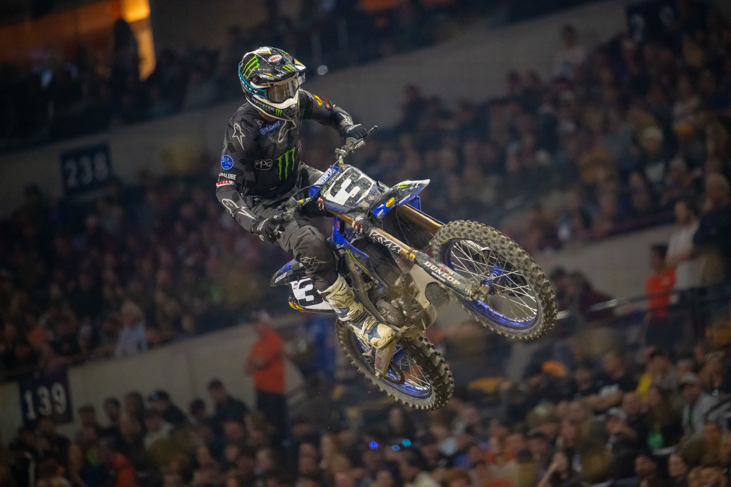 Tomac struggled to find his form in Indianapolis.