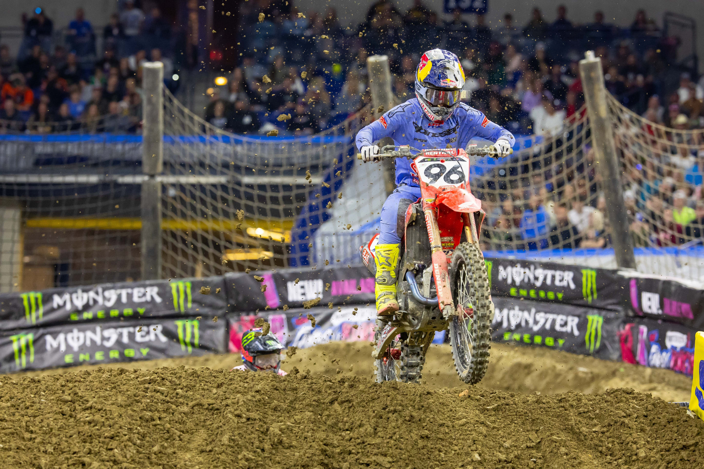 Lawrence returned to racing in Indianapolis following a shoulder injury sustained in Daytona.