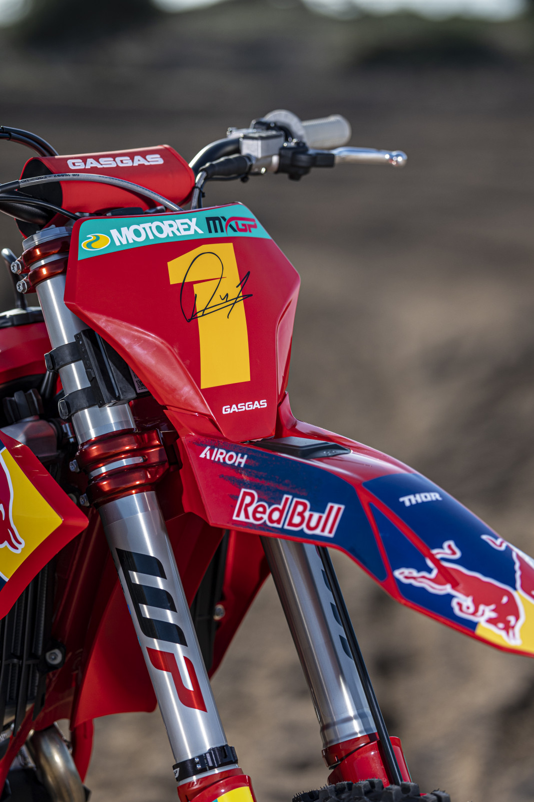 GASGAS MC 450F Prado Edition - Signed Front Plate