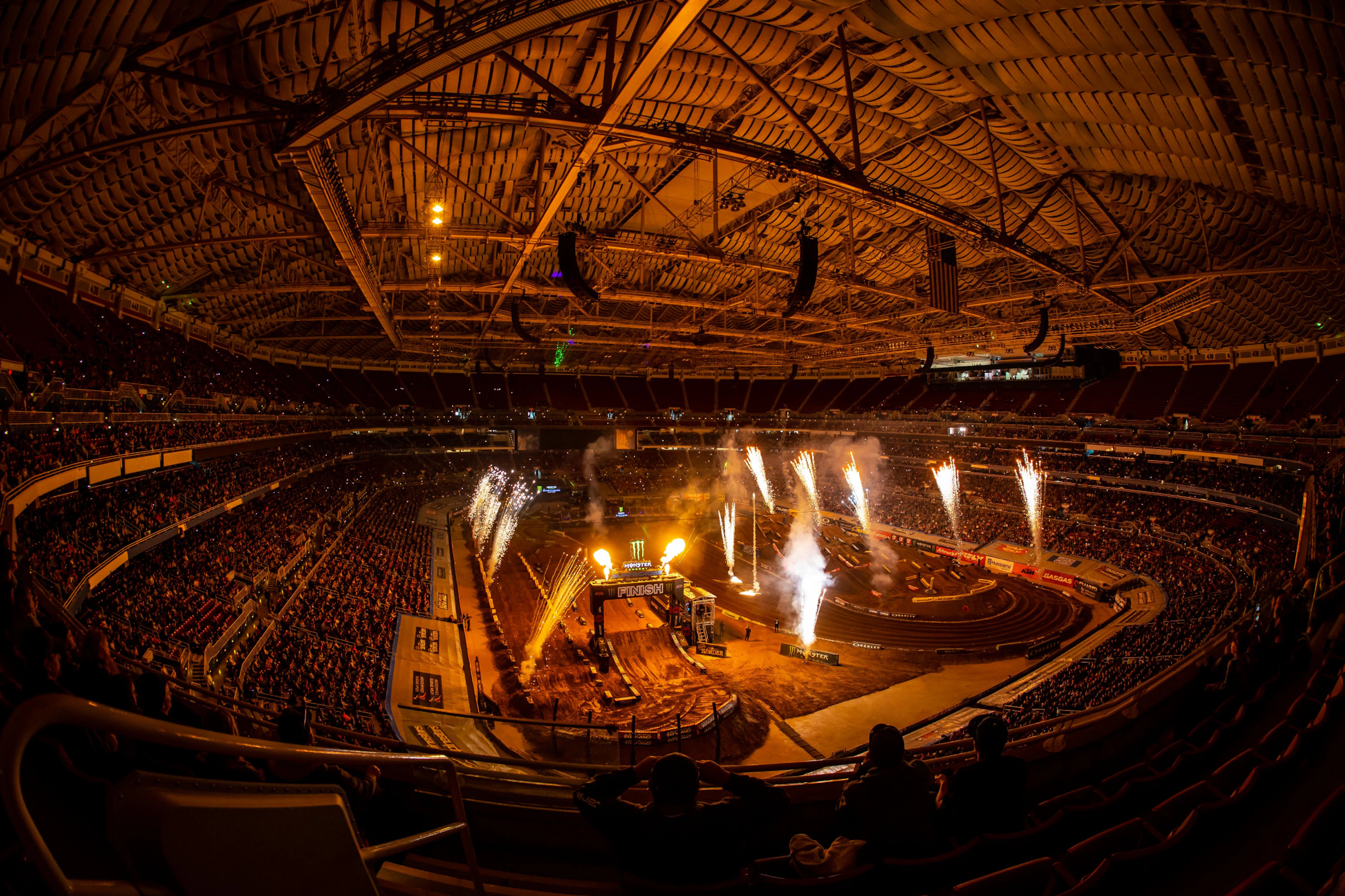 Dome at America's Center Supercross,SuperMotocross Track - St. Louis ...