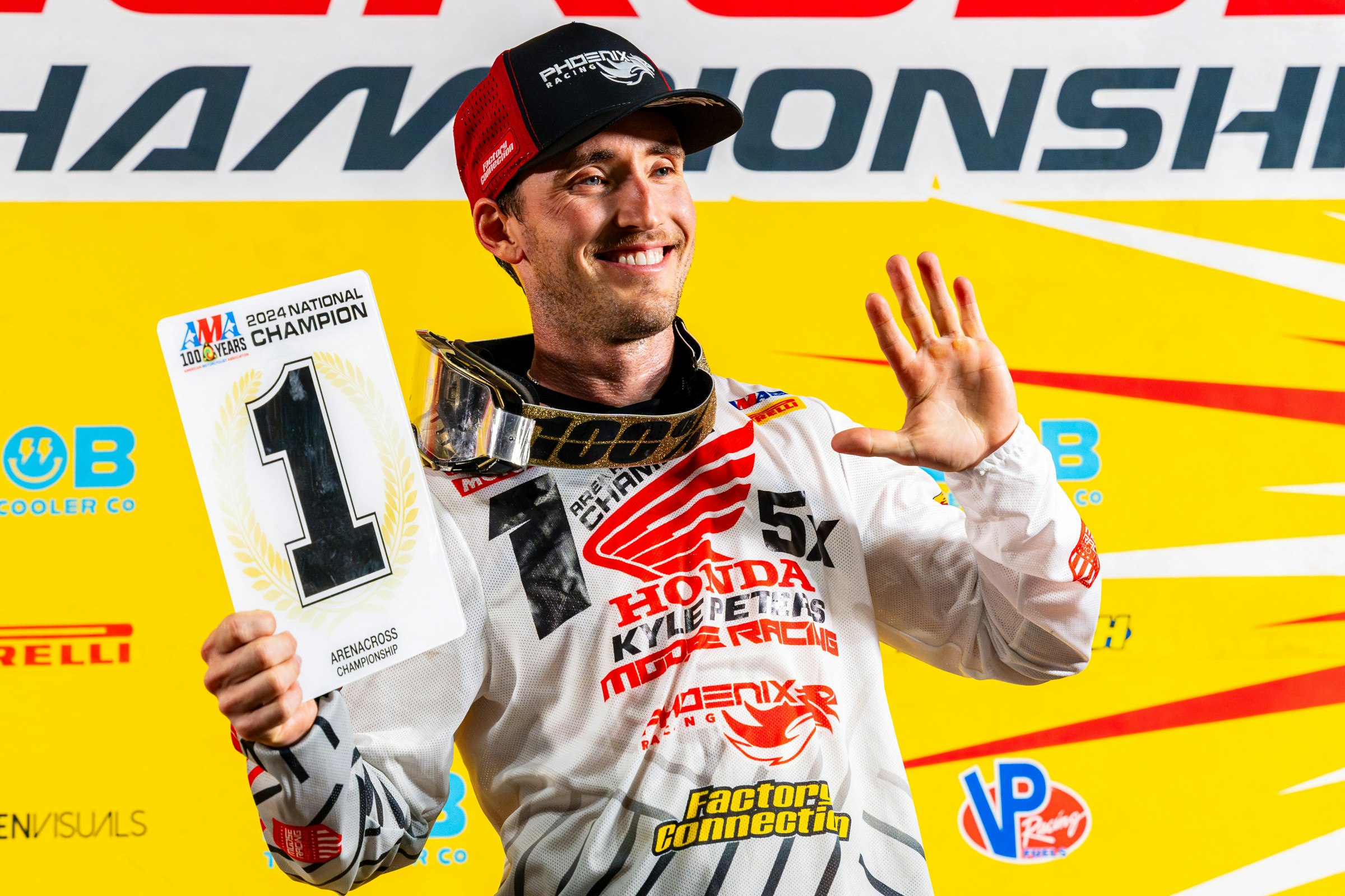 Kyle Peters Ties AMA Arenacross Record with Fifth-Consecutive Championship