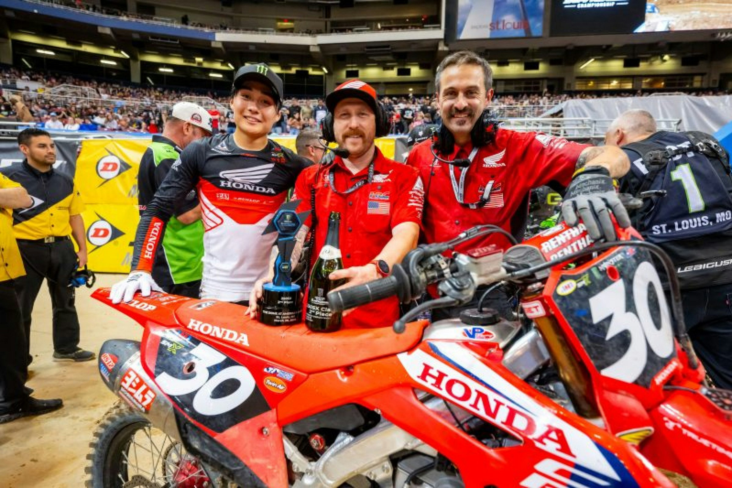 Read Honda HRC's Fantastic St. Louis Supercross Recap