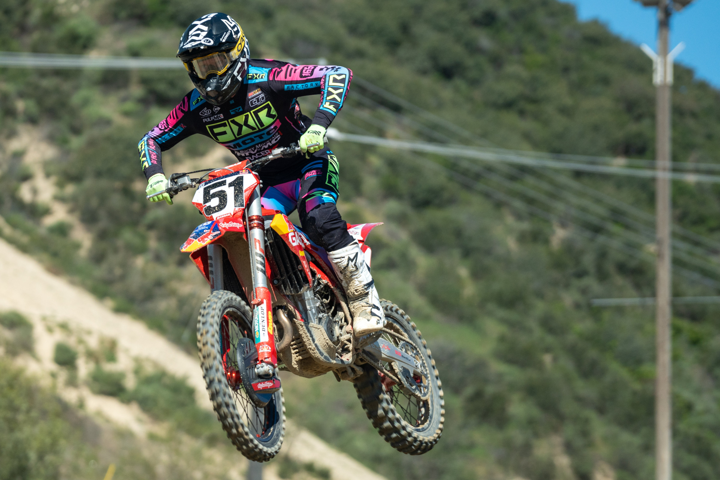 Kris Keefer on the 2024 GasGas MC 450F Factory Edition.