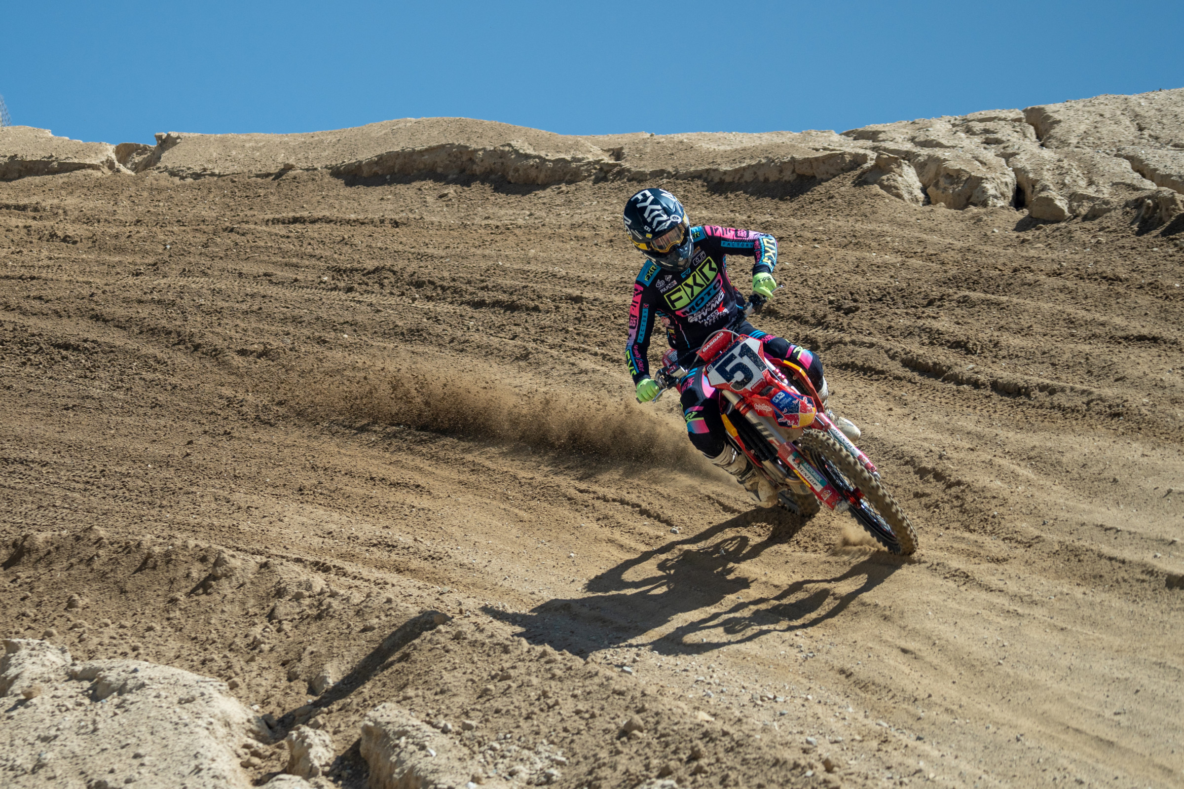 Kris Keefer on the 2024 GasGas MC 450F Factory Edition.