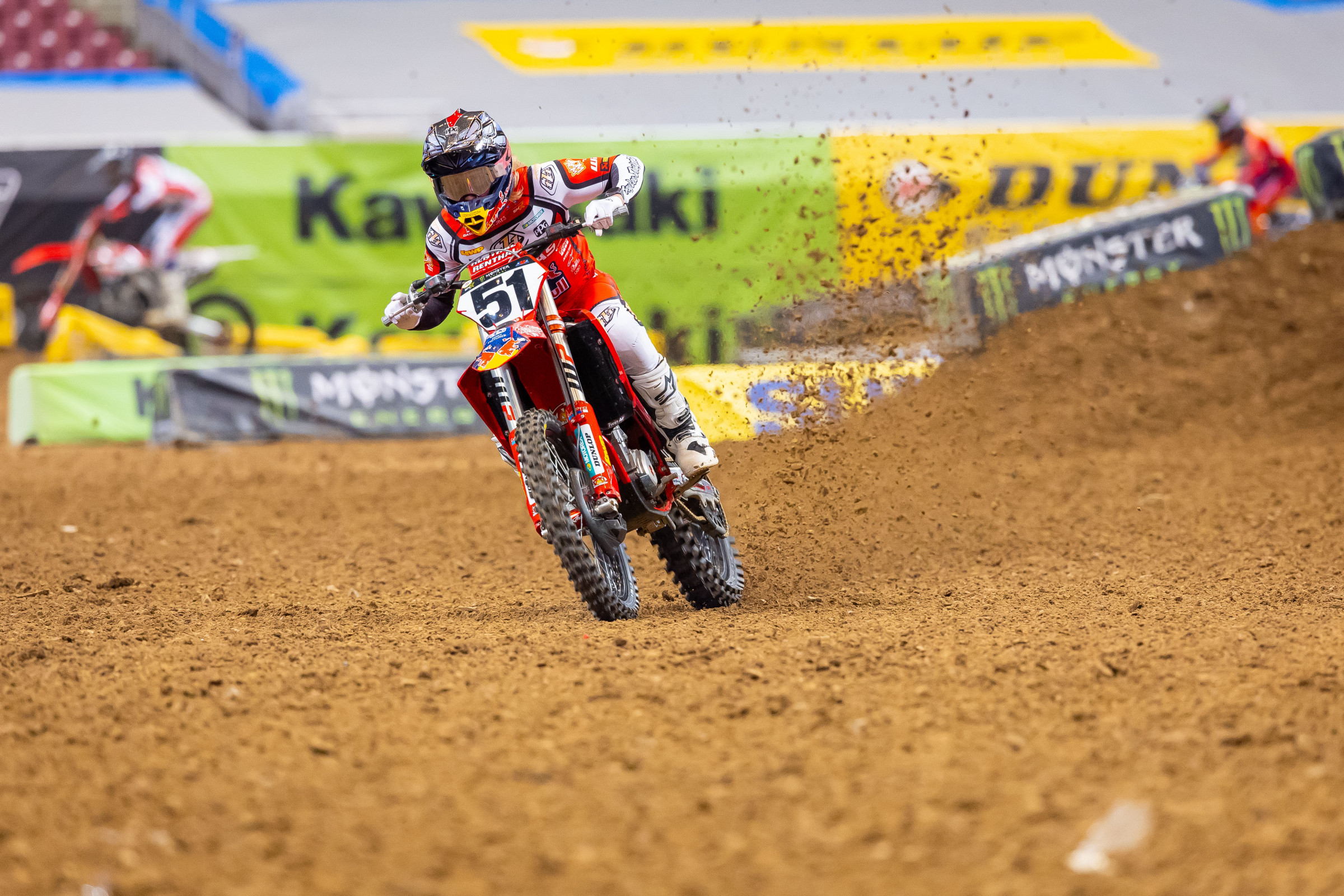 Justin Barcia and the boys of supercross return after a weekend off. Barcia did not have an enjoyable end to the last weekend of racing!