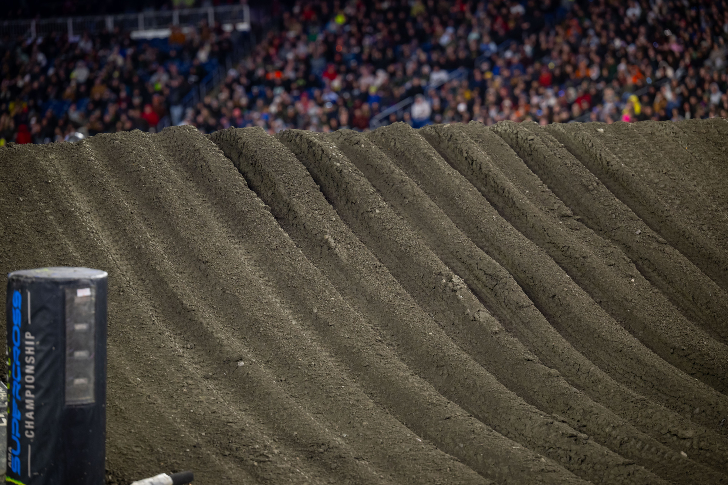 The track crew did a fantastic job after heavy rains on Friday.