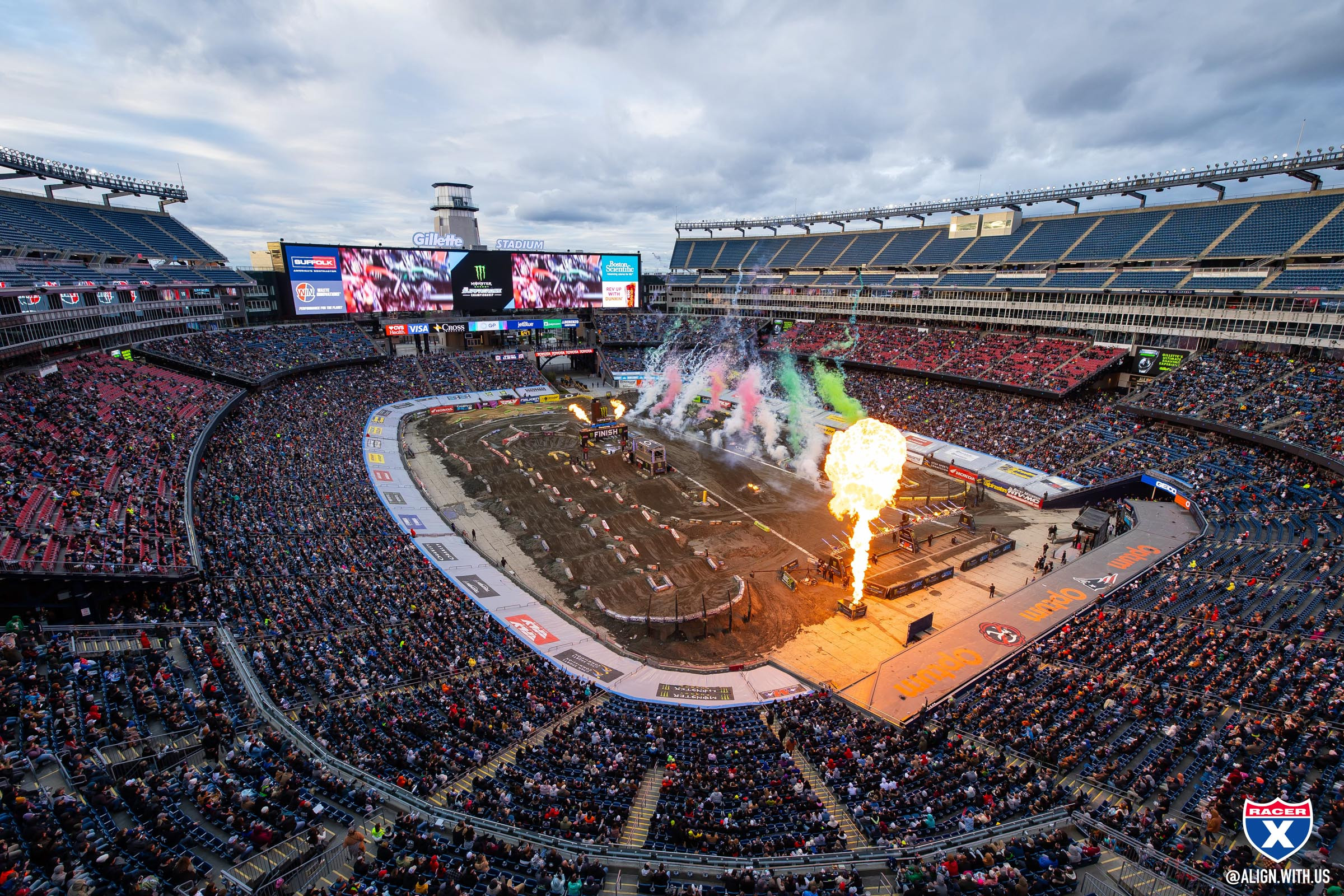 Photo Gallery from the 2024 Foxborough Supercross Racer X