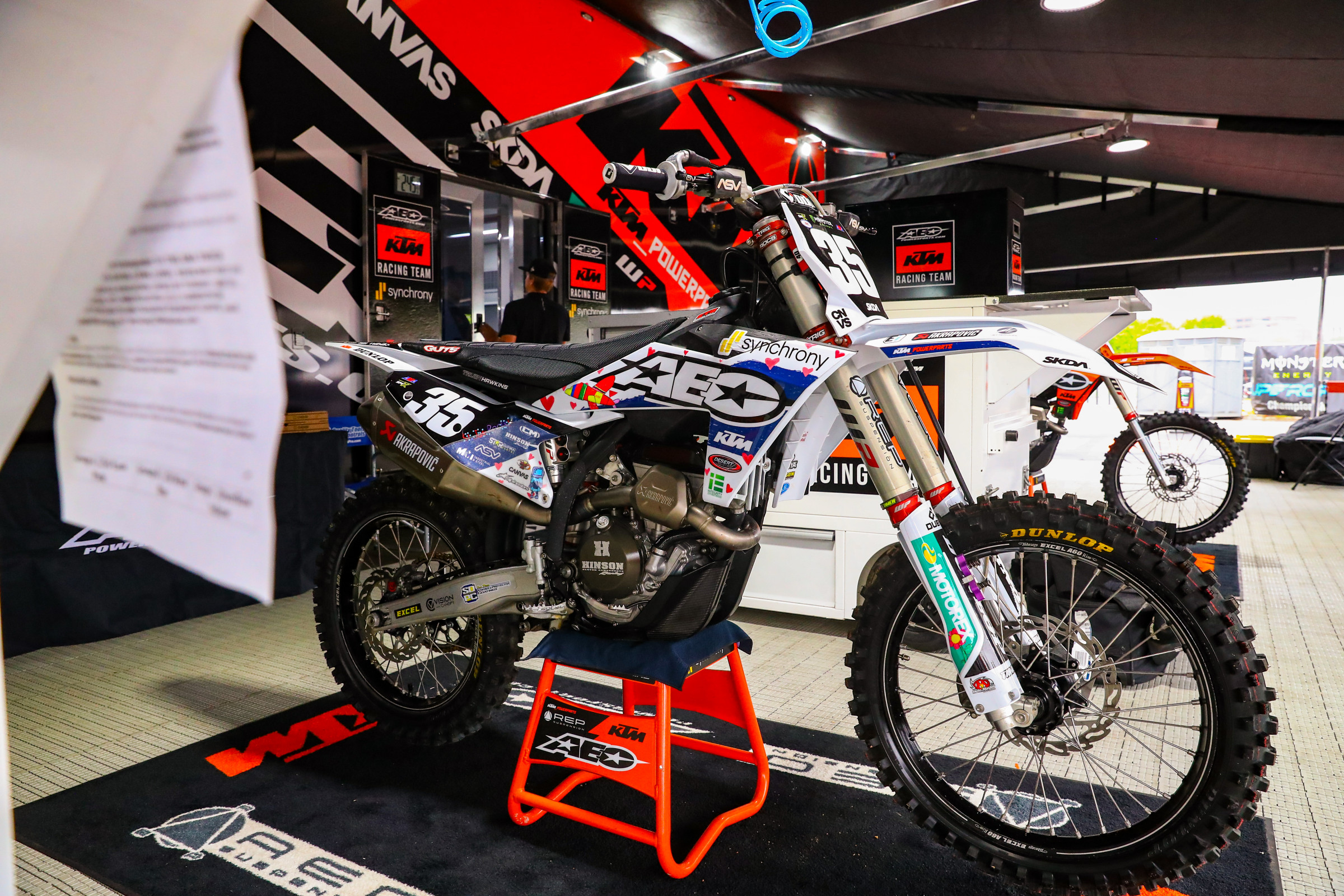 Talon Hawkins' KTM 250 SX-F.