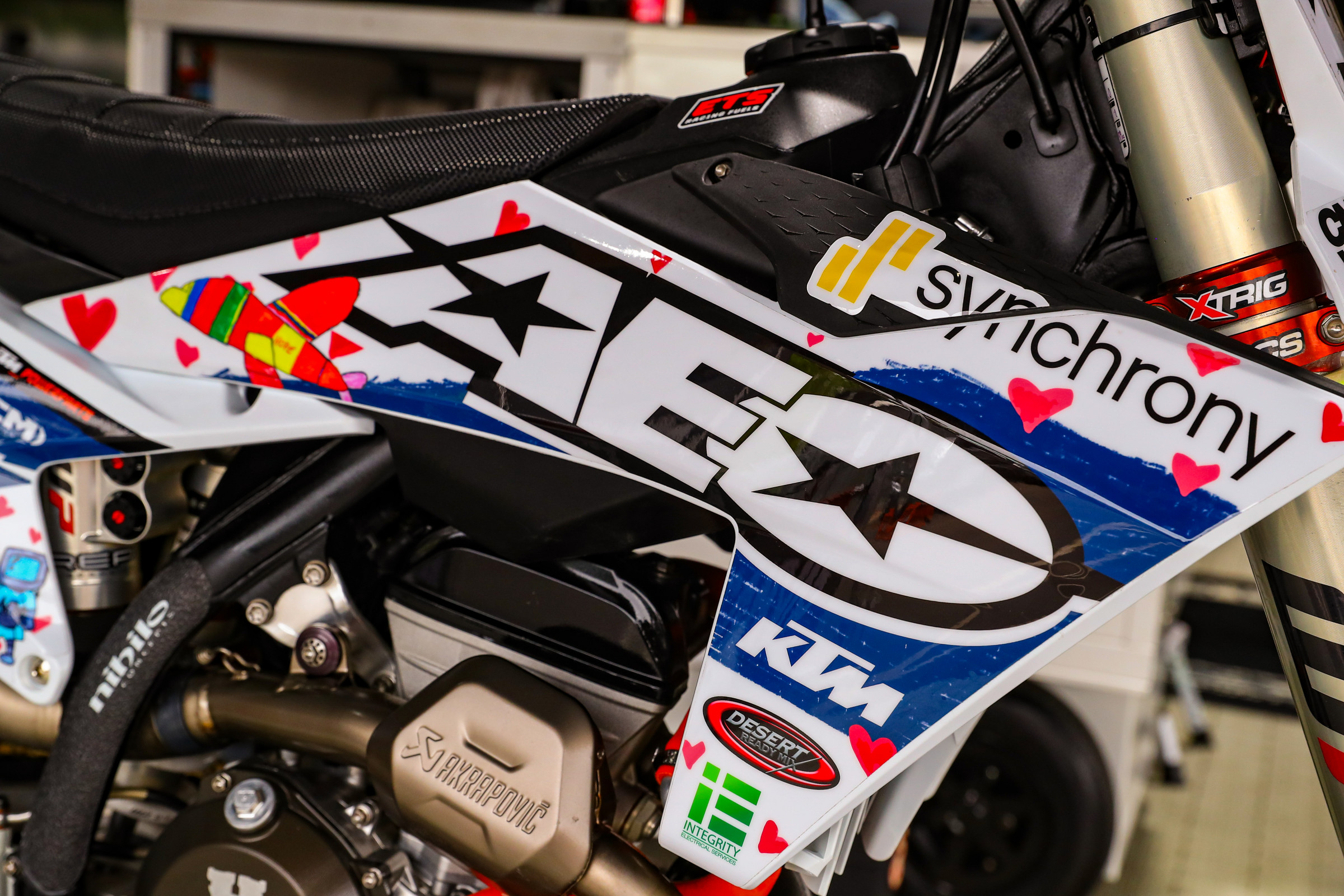 Lux Turner's KTM 250 SX-F.