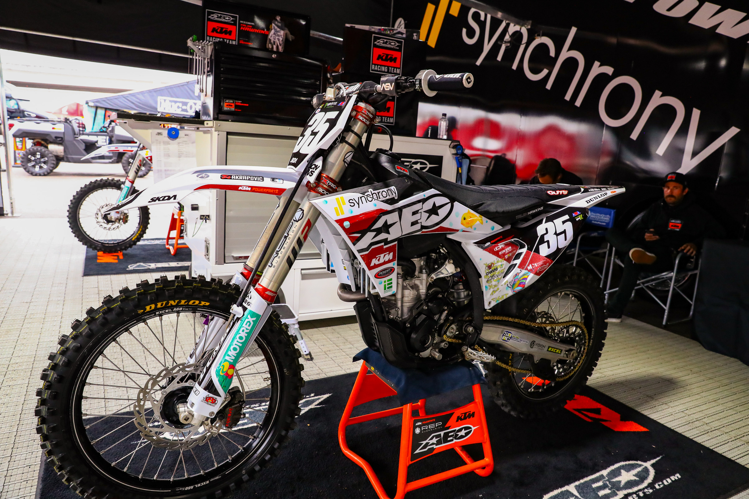 Talon Hawkins' KTM 250 SX-F.