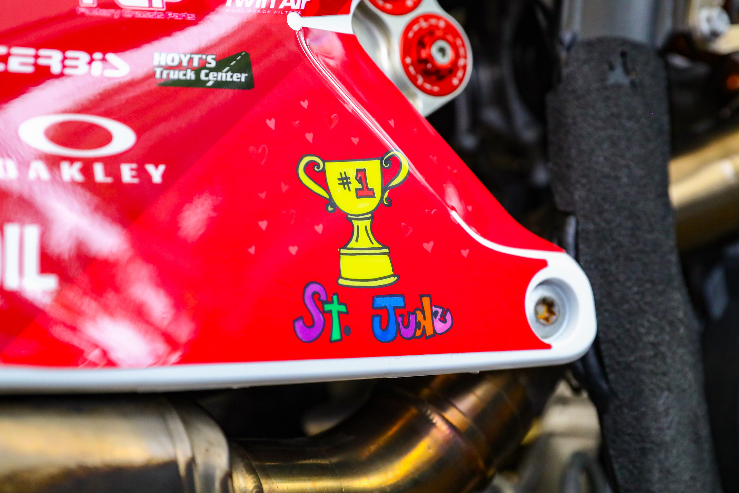 Kevin Moranz's KTM 450 SX-F.