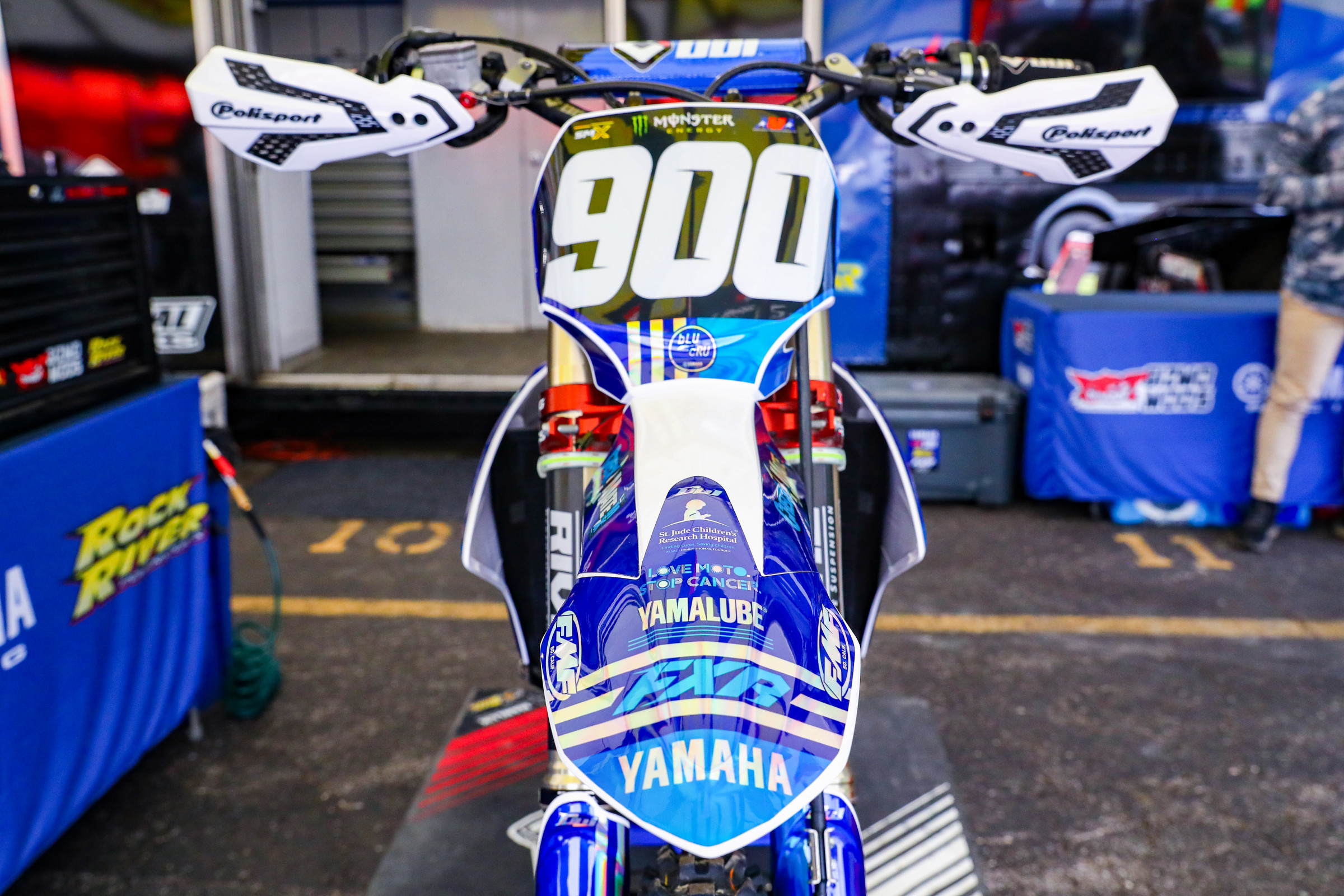 Keegan Rowley's Yamaha YZ250F.