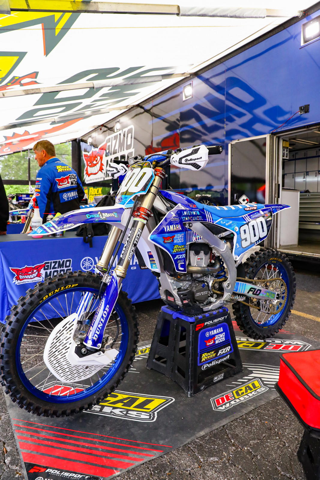 Keegan Rowley's Yamaha YZ250F.
