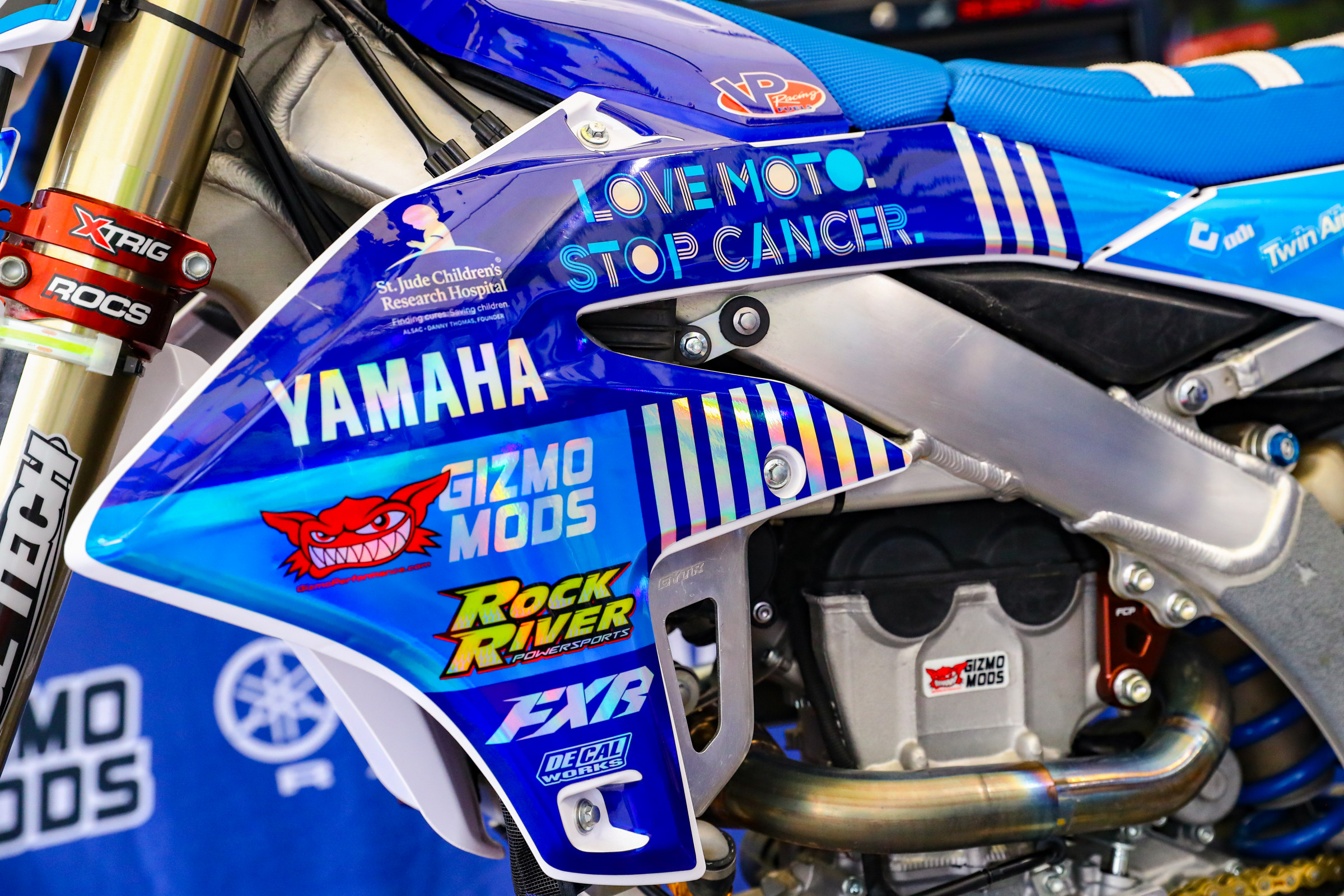 Keegan Rowley's Yamaha YZ250F.