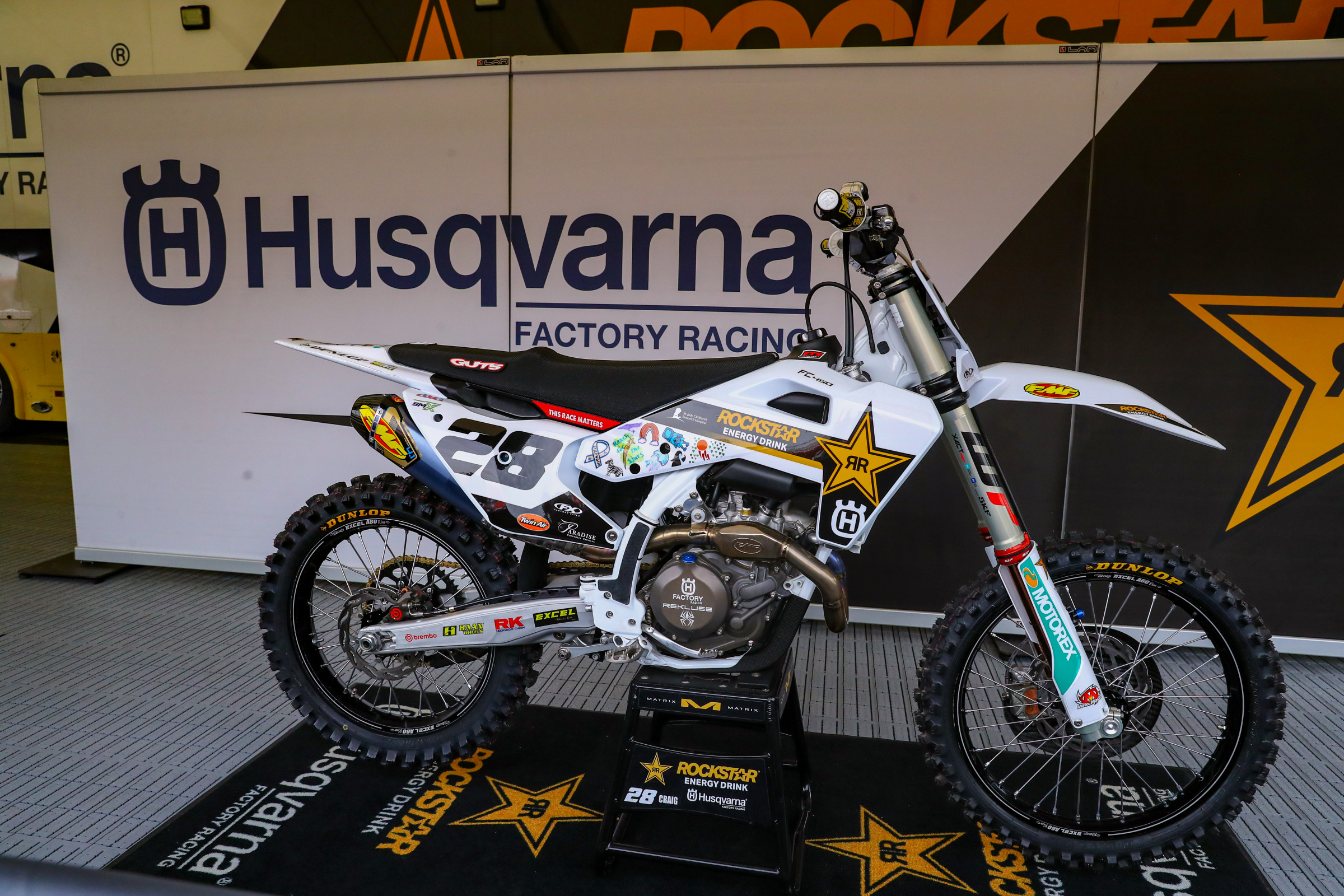 Christian Craig's Husqvarna FC 450.