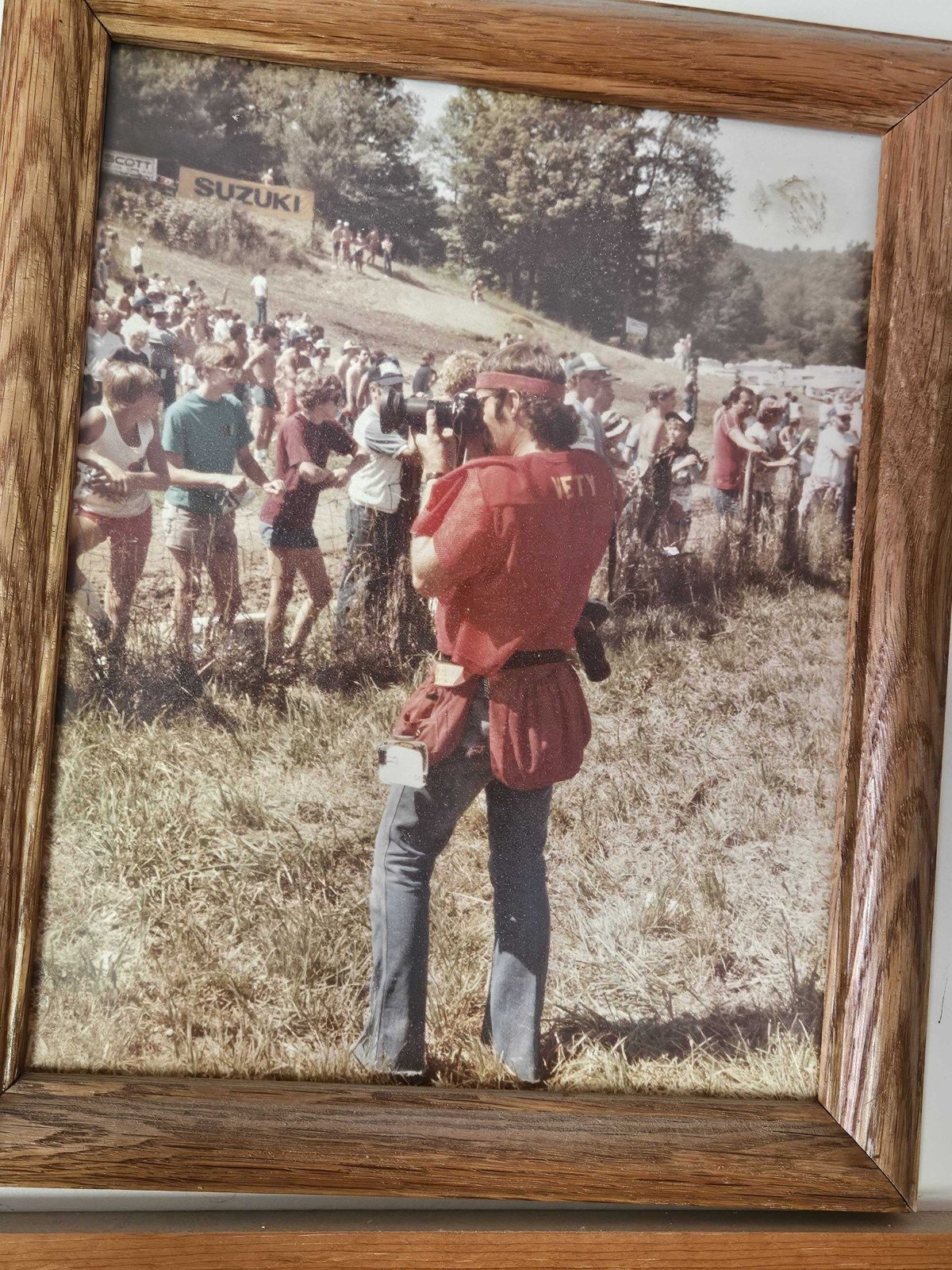 Thom shooting back in the day.