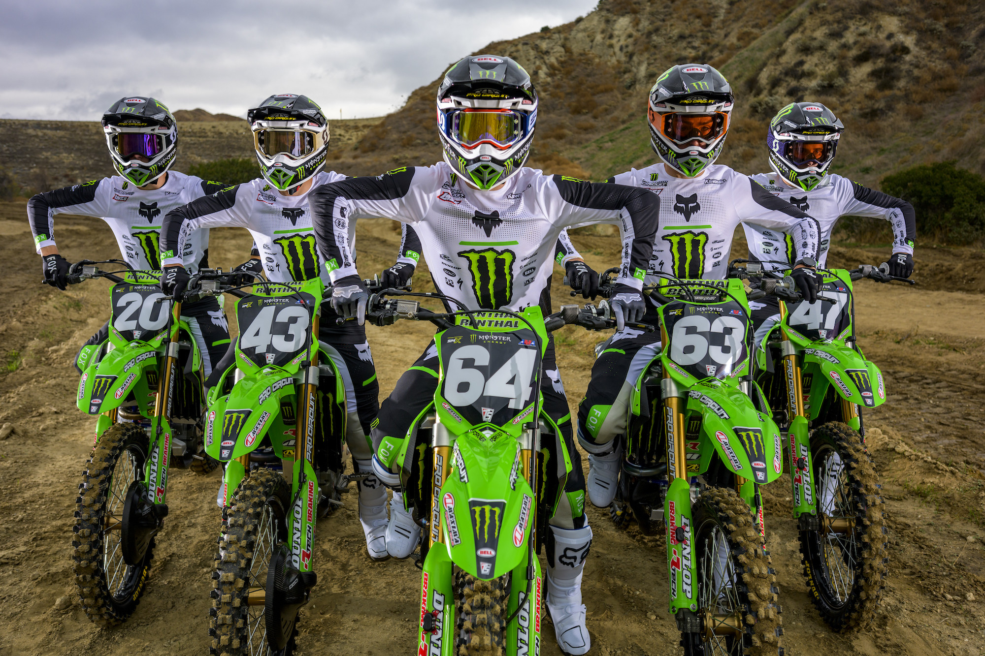 The renowned Monster Energy/Pro Circuit/Kawasaki stable will pursue an incredible 12th championship in the 250 Class.
