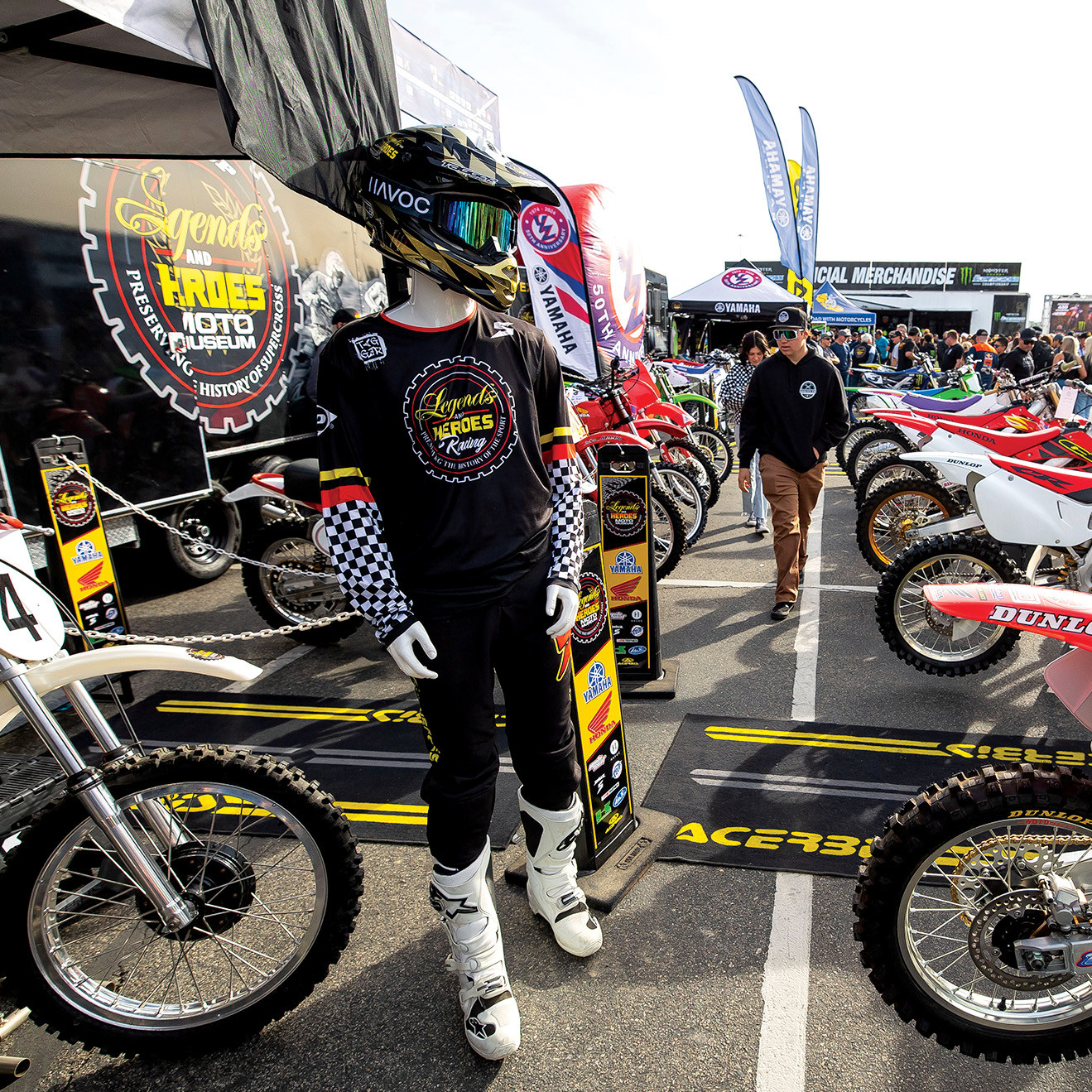 Legend and Heros Moto Museum mannequin