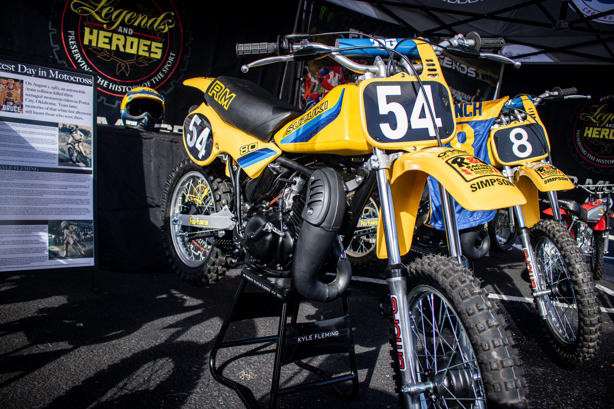 Three 1982 Suzuki RM80 Tribute Bikes - Racer X