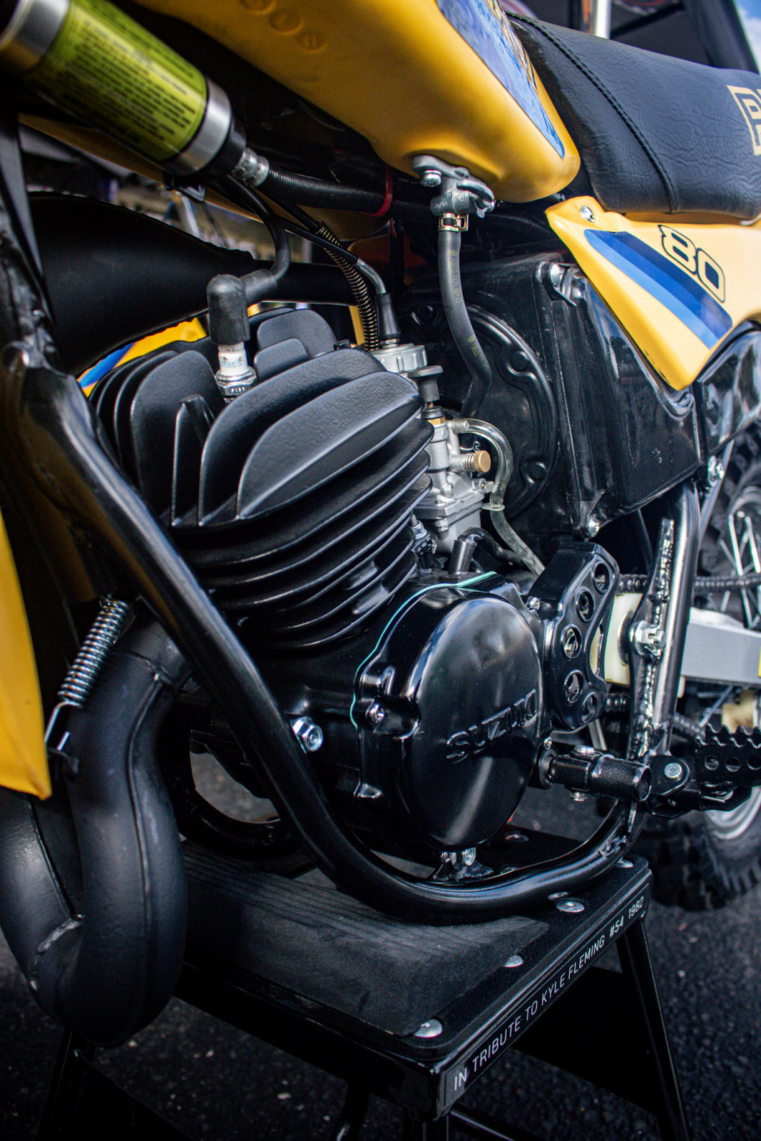 Three 1982 Suzuki RM80 Tribute Bikes - Racer X
