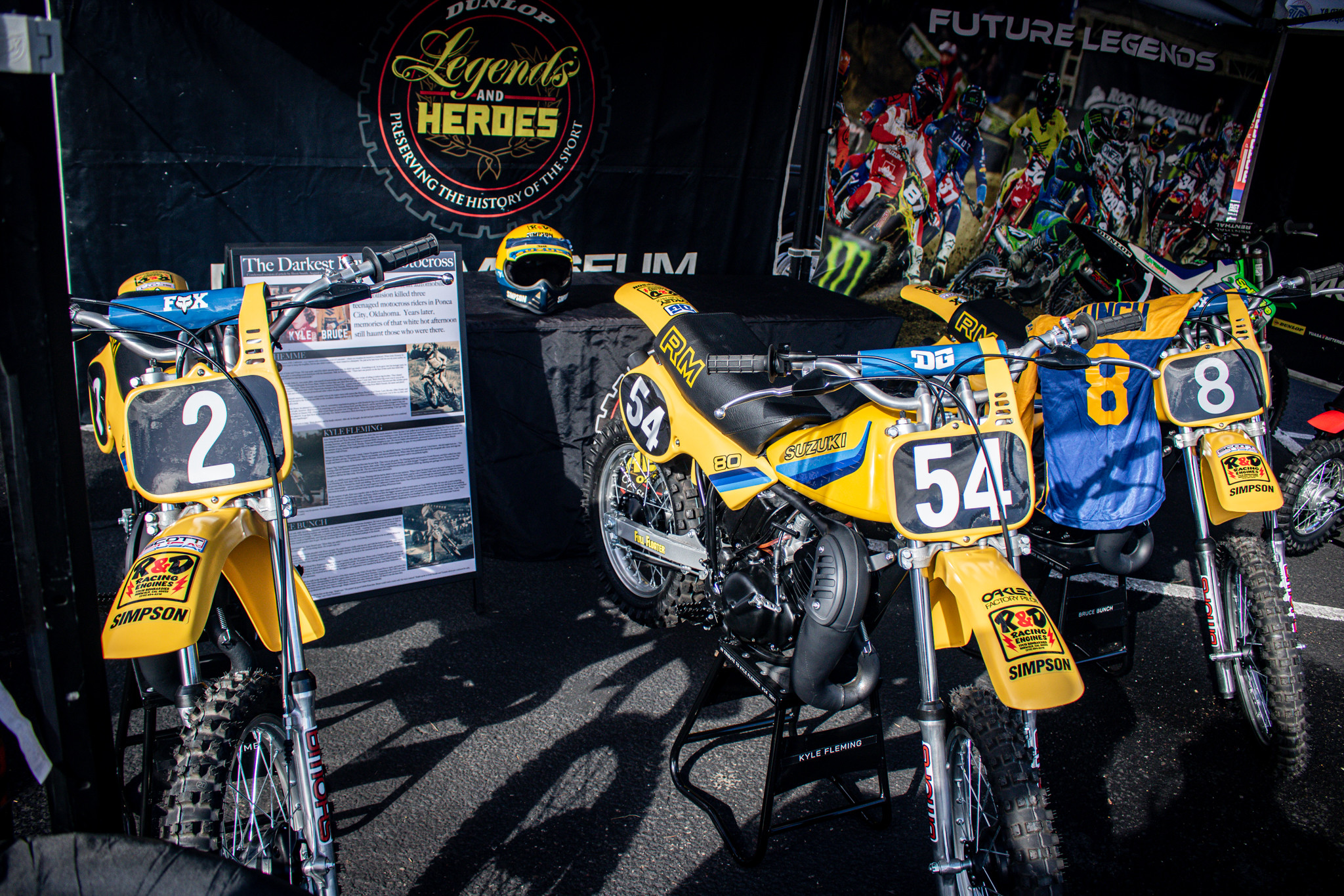 Three 1982 Suzuki RM80 Tribute Bikes - Racer X