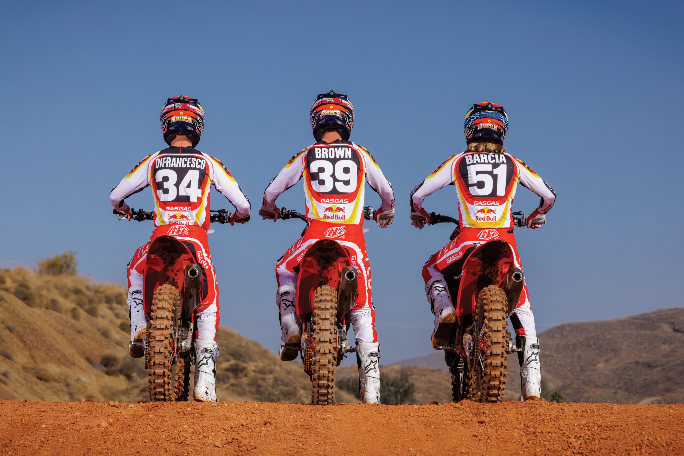 Ryder DiFrancesco, Pierce Brown, and Justin Barcia