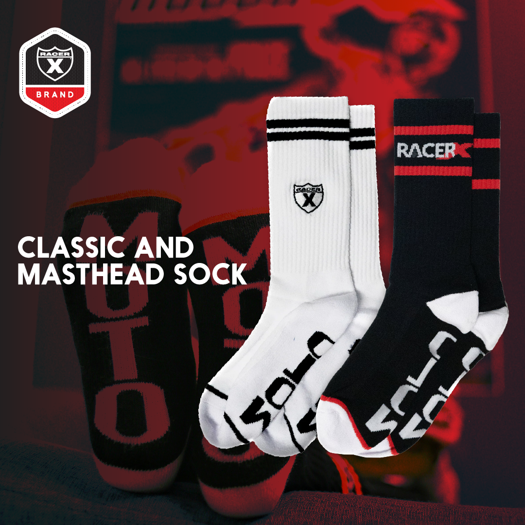 Classic and Masthead Racer X socks