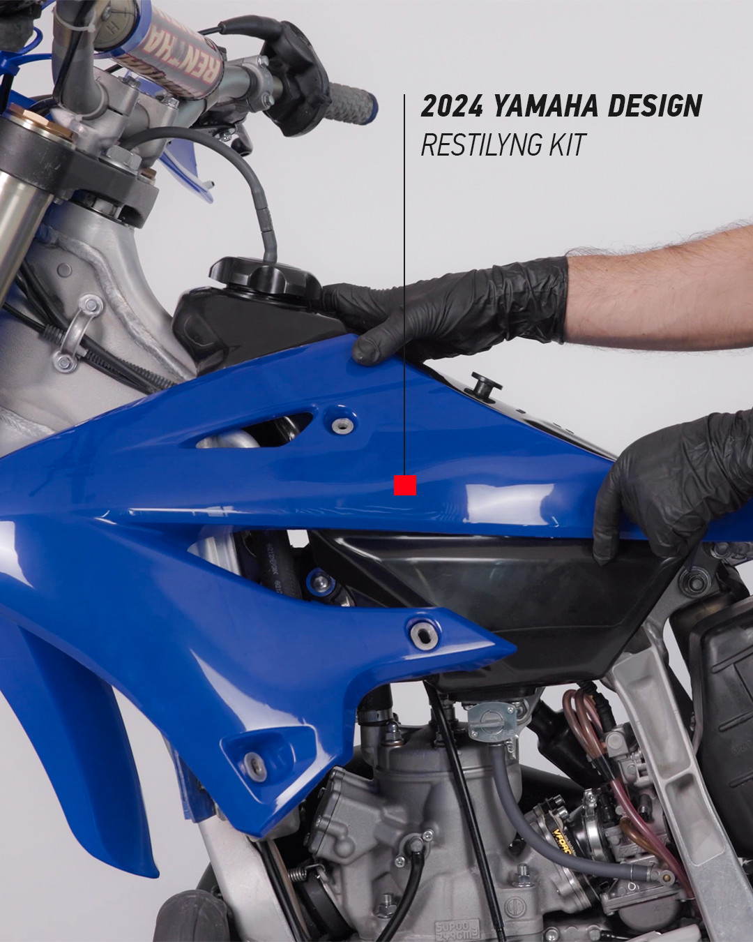 YZ125 YZ250 22-現行 Polisport タンク Quick look: Polisport Yamaha YZ 125 and YZ 250 replacement