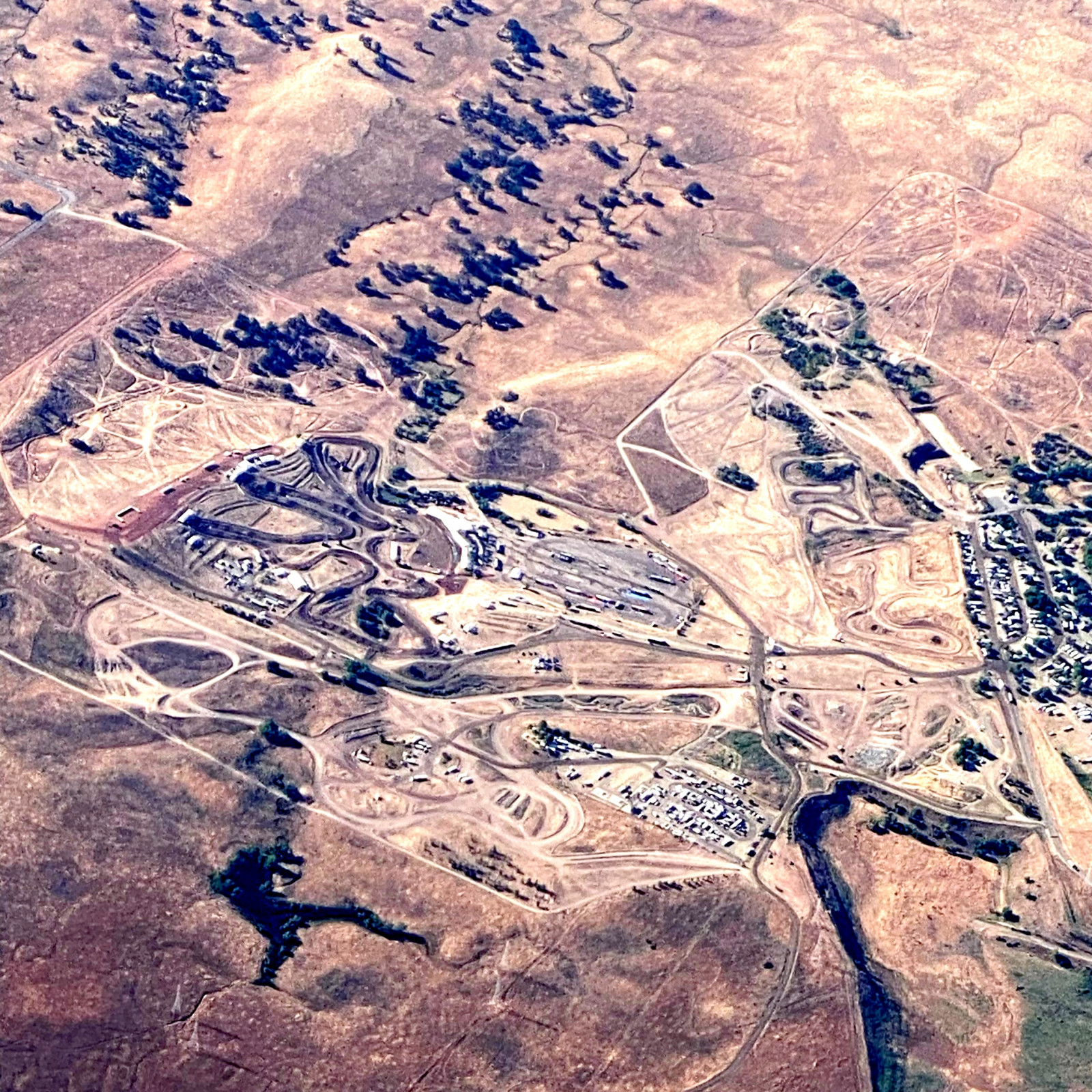 Hangtown from the sky