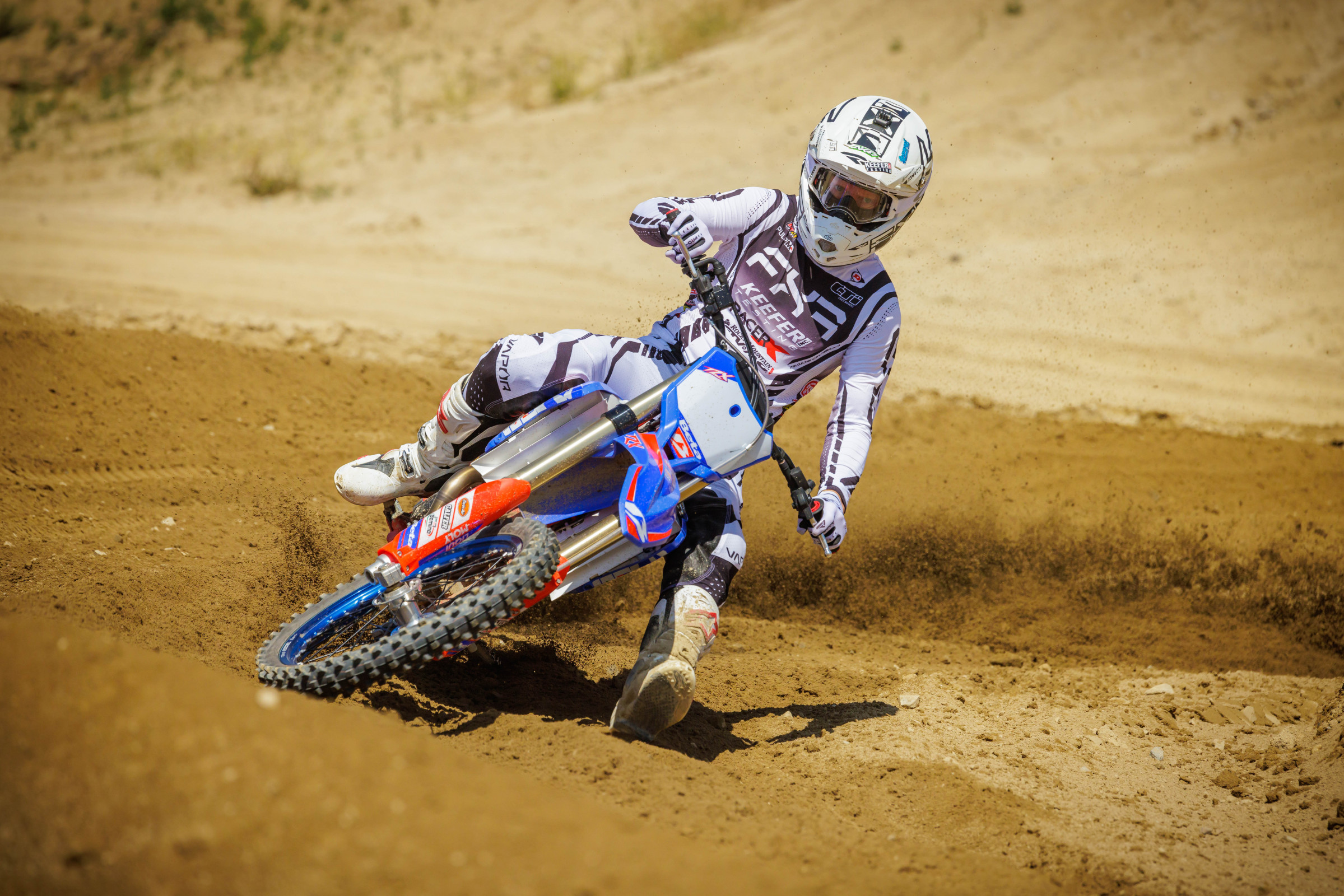 Kris Keefer on the 2024 Beta 450 RX.