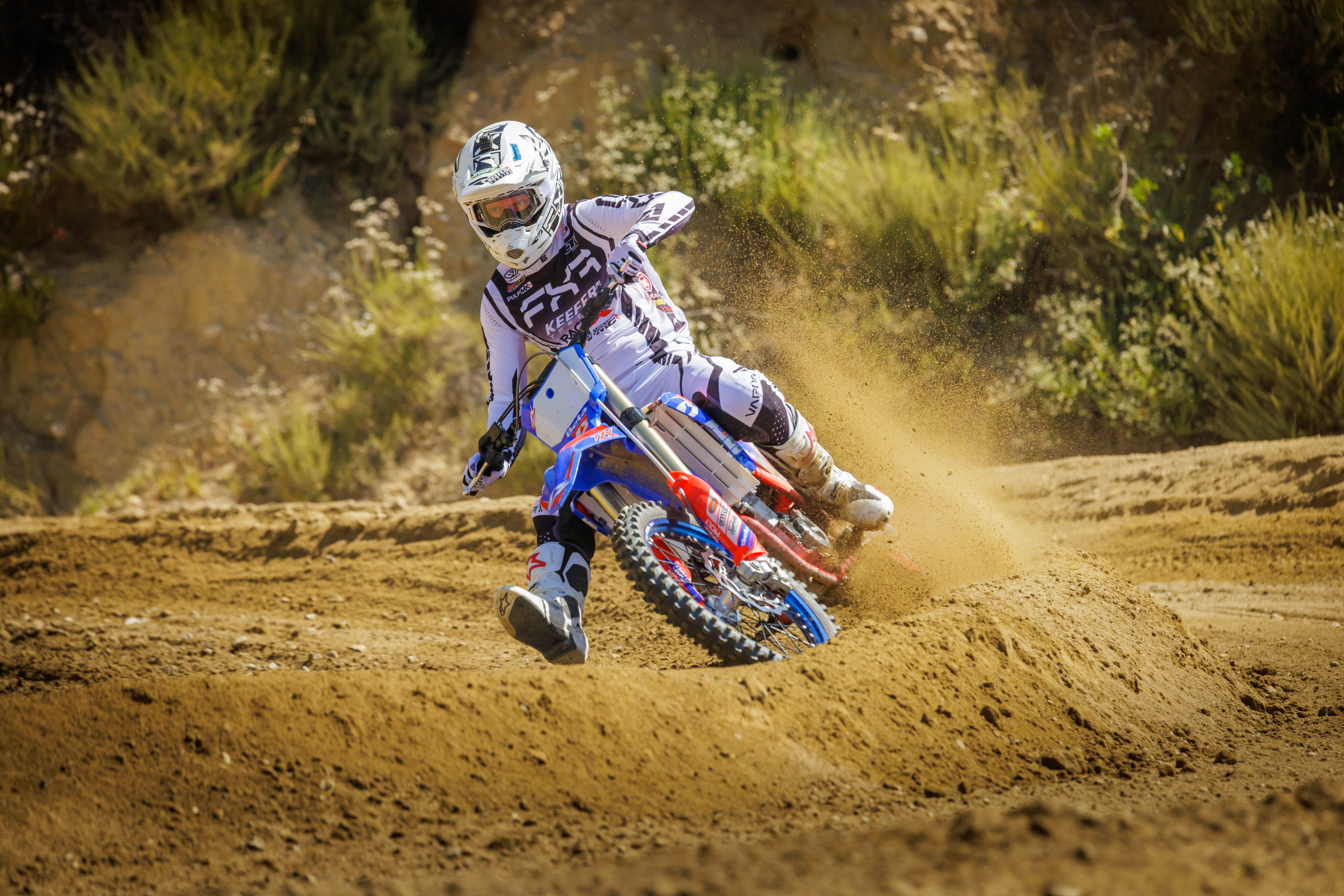Kris Keefer on the 2024 Beta 450 RX.