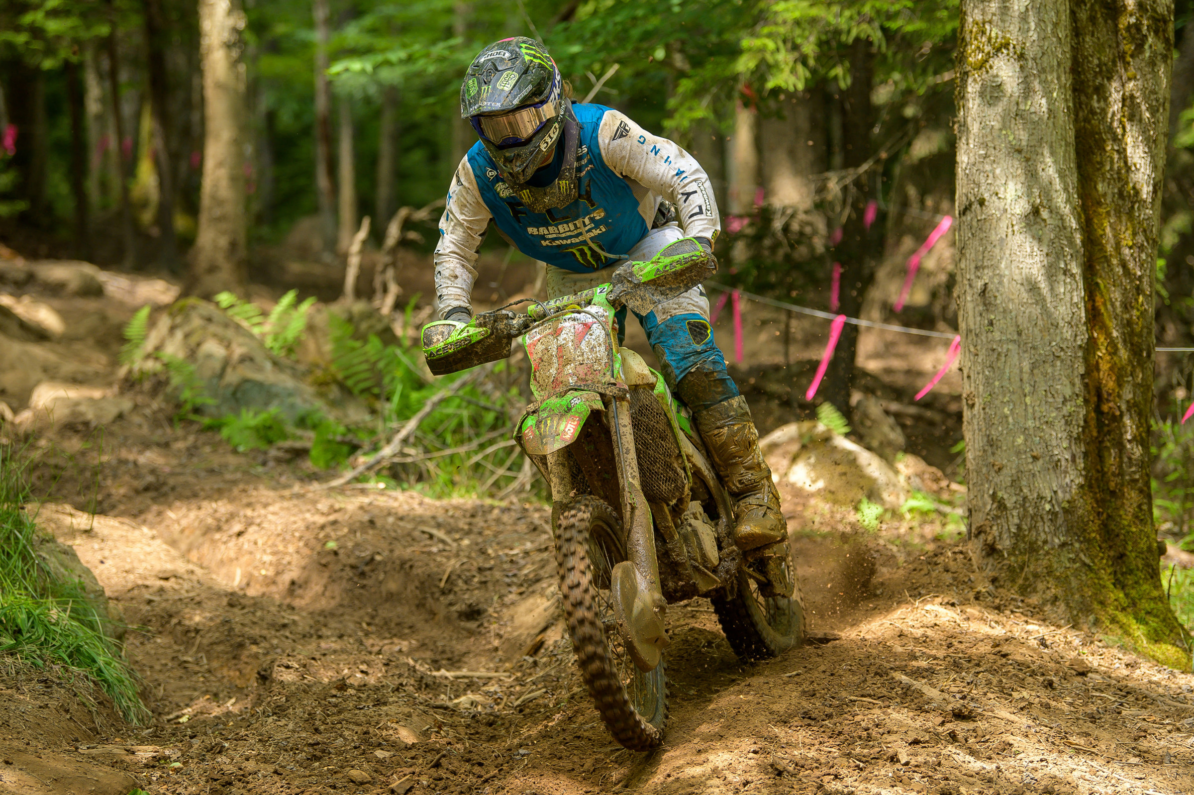 Grant Baylor (Babbitts Online/Monster Energy/Kawasaki Team Green) would battle back and earn second overall at round nine.