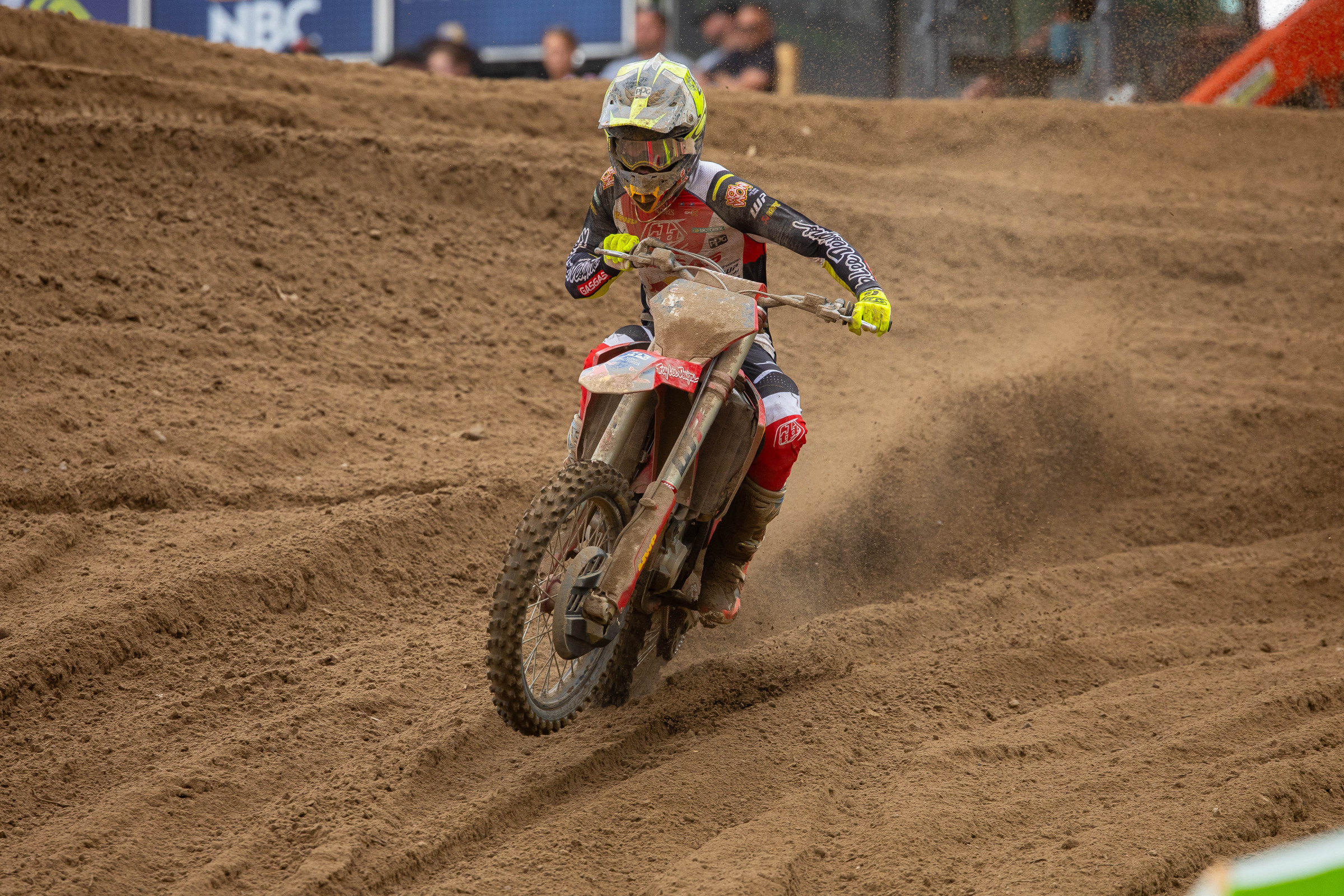 Hurting or not, Barcia always gives you his best. He came from down in turn one to 11th in moto two.