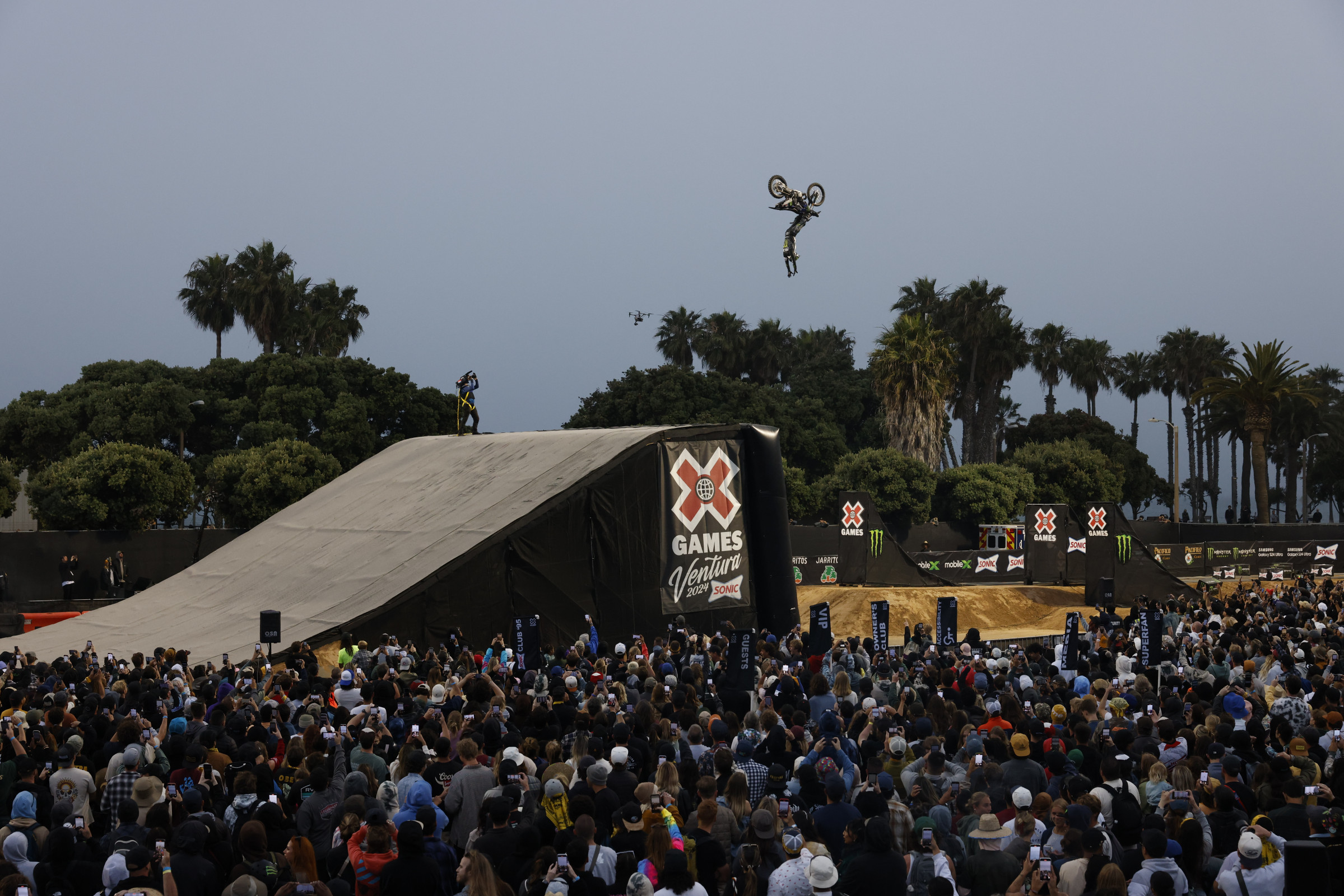 Jackson Strong's Jackhammer Front-Flip. 